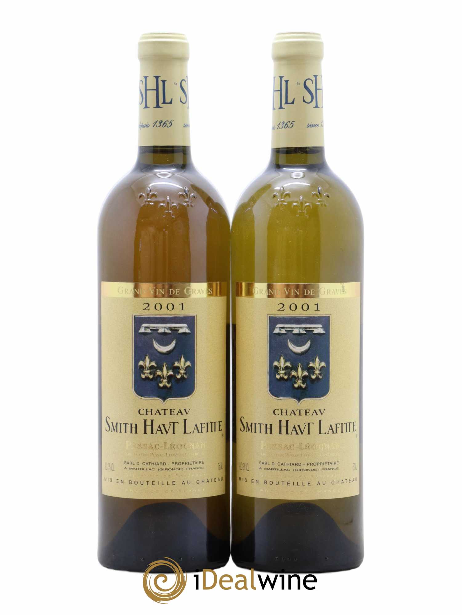 Château Smith Haut Lafitte 2001 - Lot de 2 bouteilles - 0