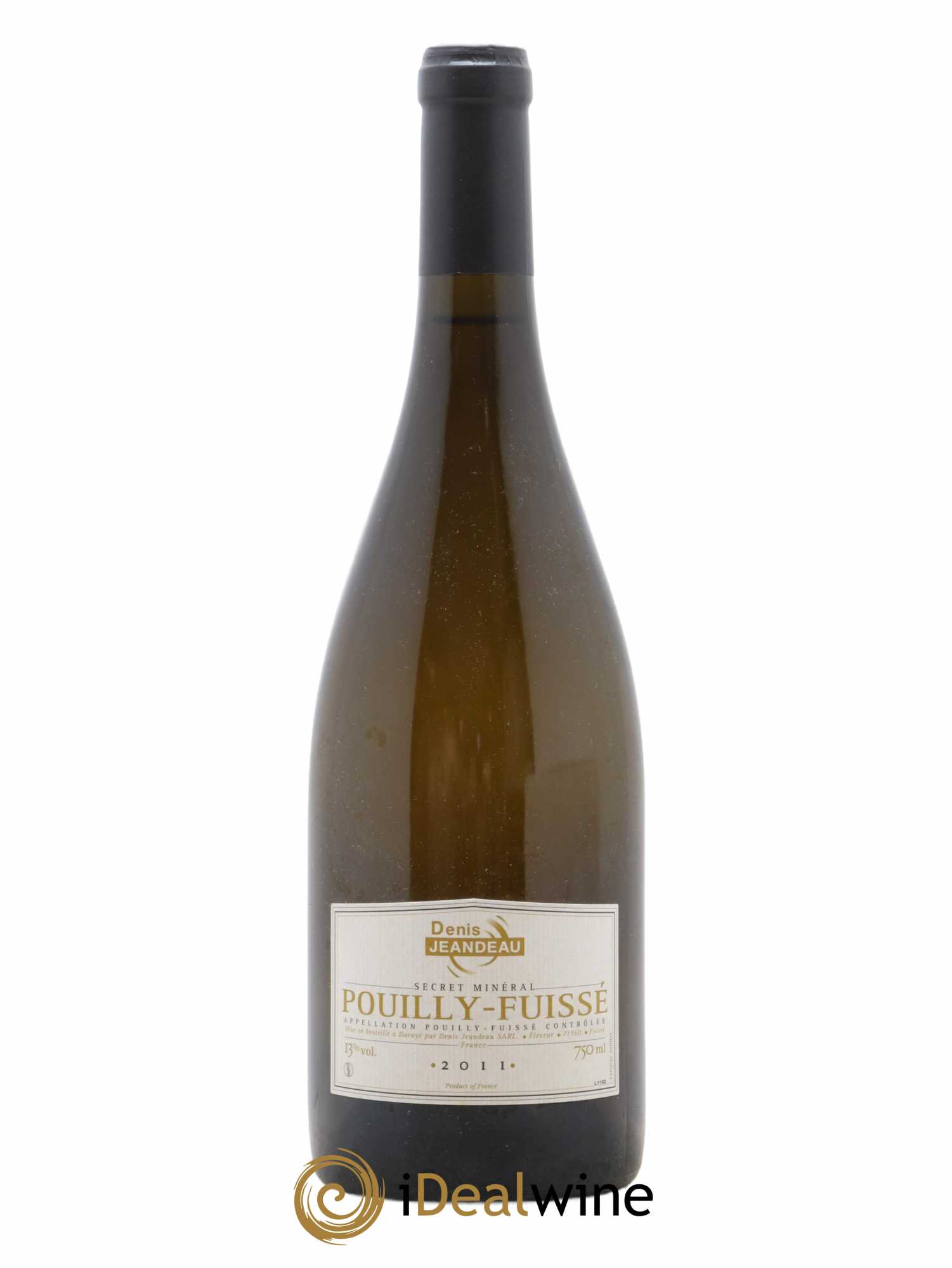 Pouilly-Fuissé Secret Minéral Denis Jeandeau 2011 - Lot de 1 bouteille - 0