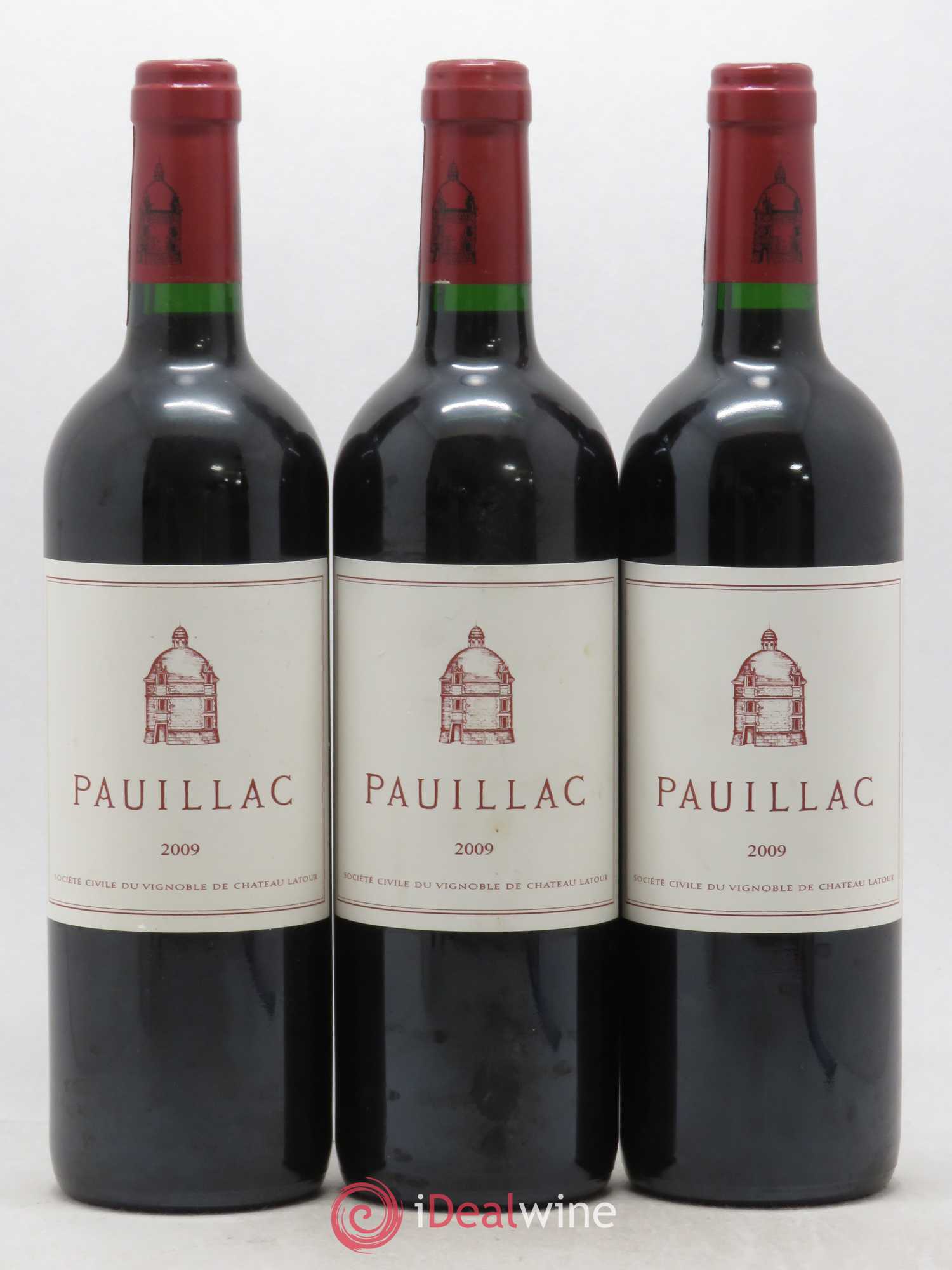 Pauillac de Château Latour 2009 - Lot de 3 bouteilles - 0