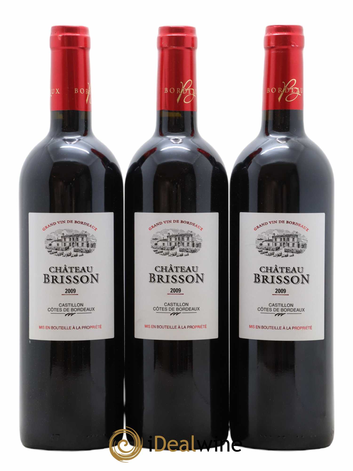 Château Brisson 2009 - Lot de 3 bouteilles - 0