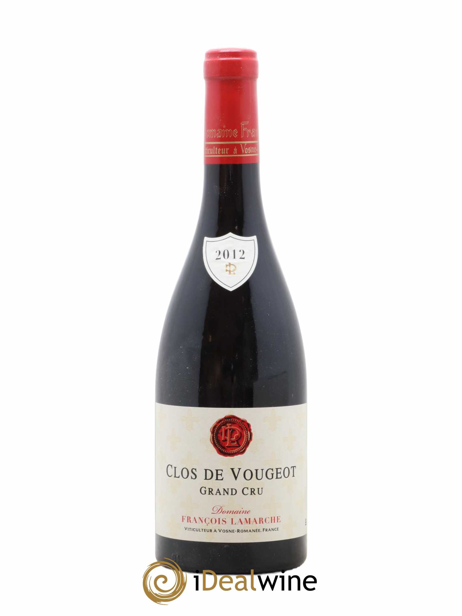 Clos de Vougeot Grand Cru François Lamarche 2012 - Lot de 1 bouteille - 0