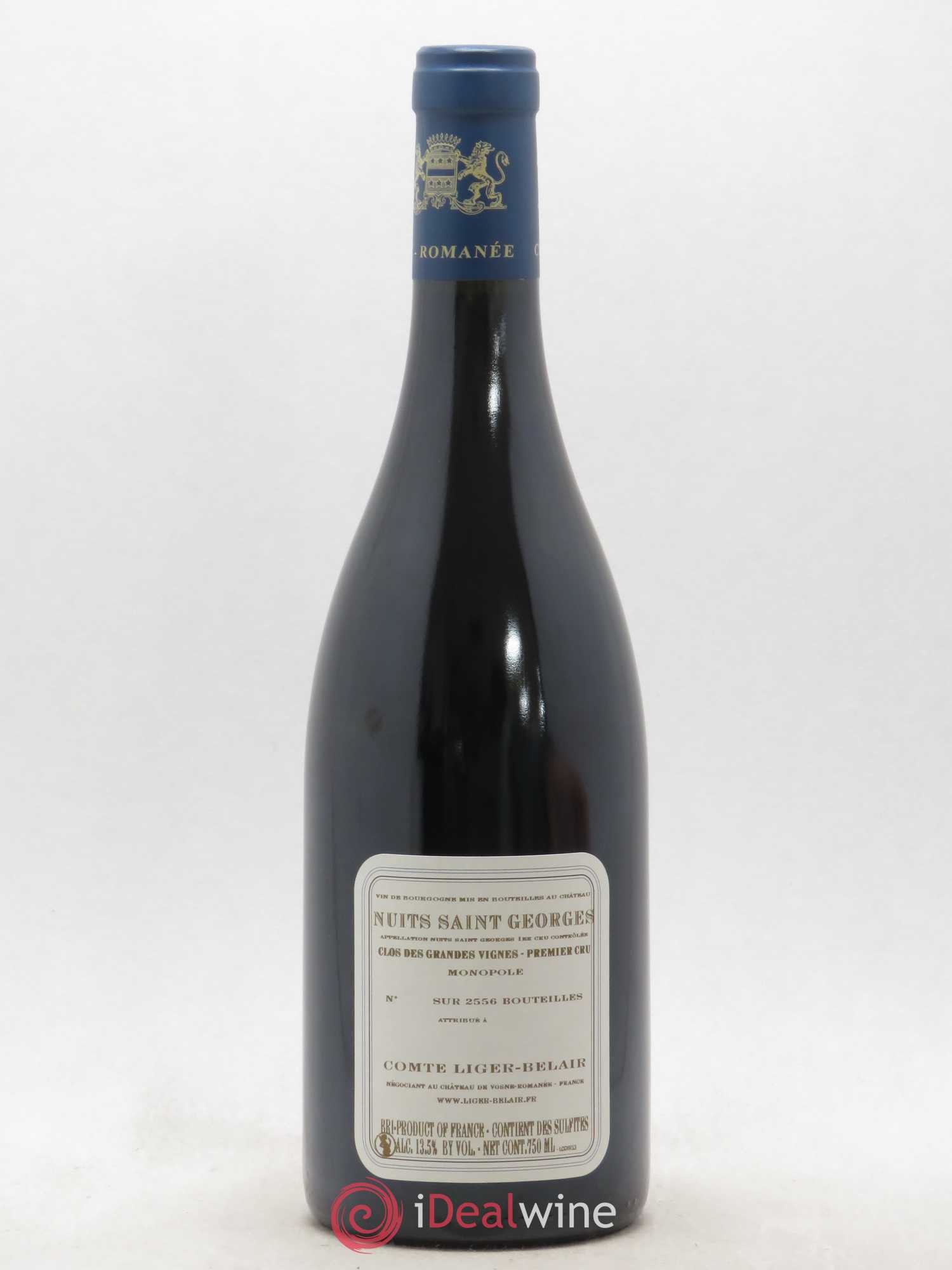 Nuits-Saint-Georges 1er Cru Clos des Grandes Vignes Comte Liger-Belair (Domaine du) 2013 - Lot de 1 bouteille - 1