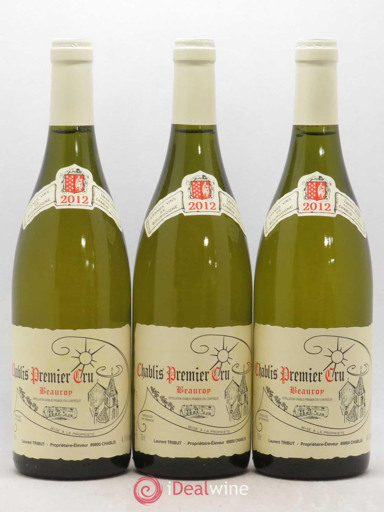 Chablis 1er Cru Beauroy Laurent Tribut 2012 - Lot de 3 bouteilles - 0