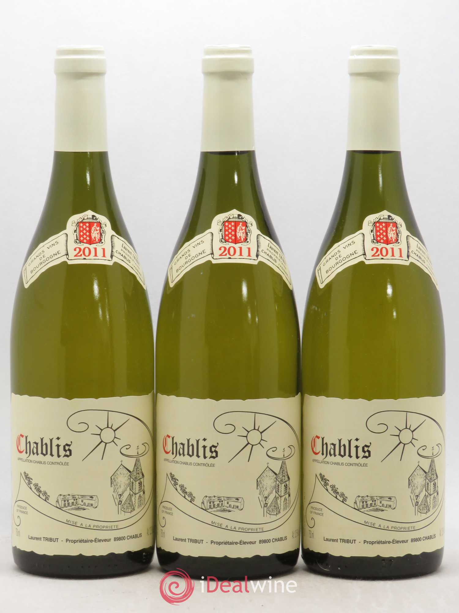 Chablis Laurent Tribut 2011 - Lot de 3 bouteilles - 0