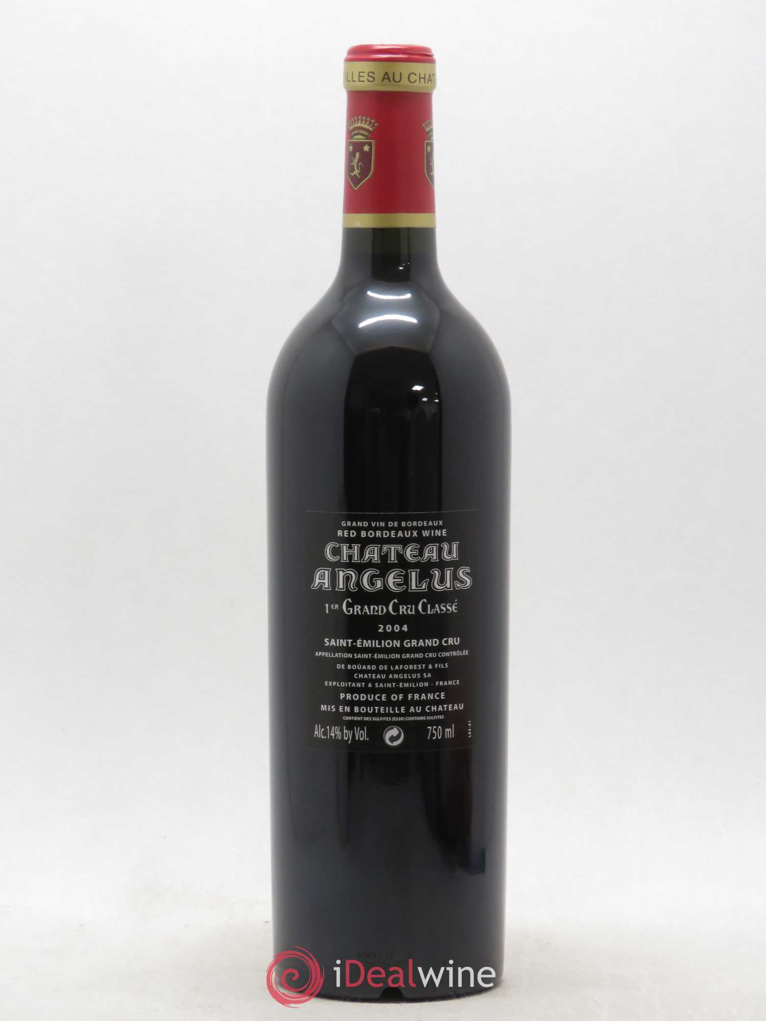 Château Angélus 1er Grand Cru Classé A 2004 - Lot de 1 bouteille - 1