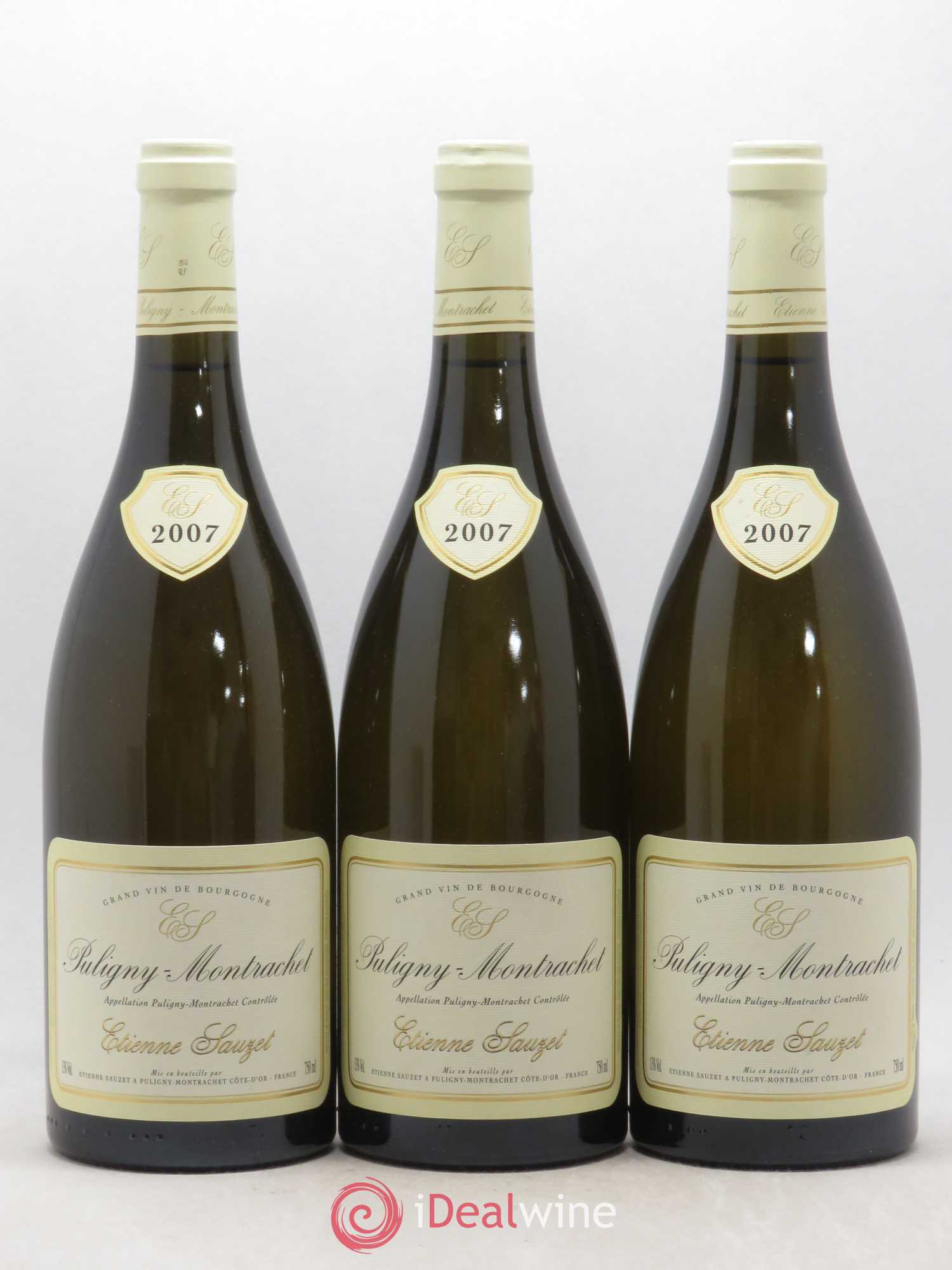 Puligny-Montrachet Etienne Sauzet 2007 - Lot of 3 bottles - 0