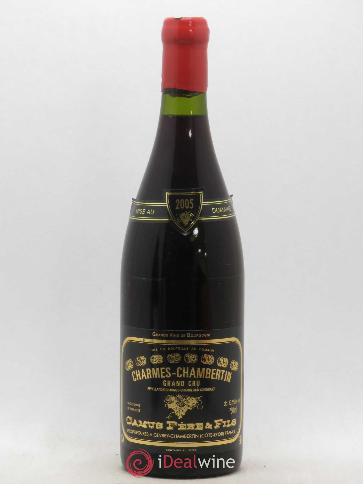 Charmes-Chambertin Grand Cru Camus Père et Fils (Domaine) 2005 - Lot de 1 bouteille - 0