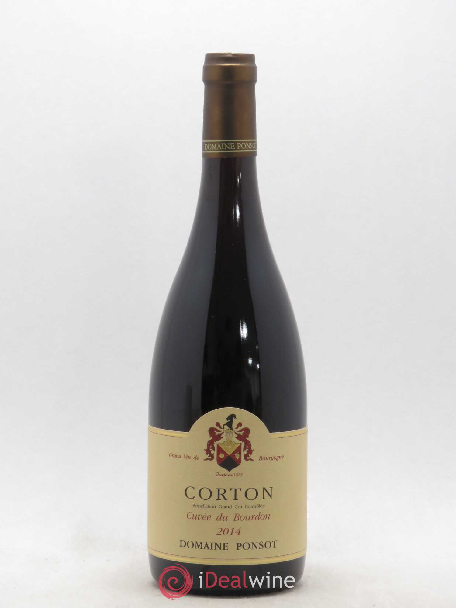 Corton Grand Cru Cuvée du Bourdon Ponsot (Domaine) 2014 - Lot de 1 bouteille - 0