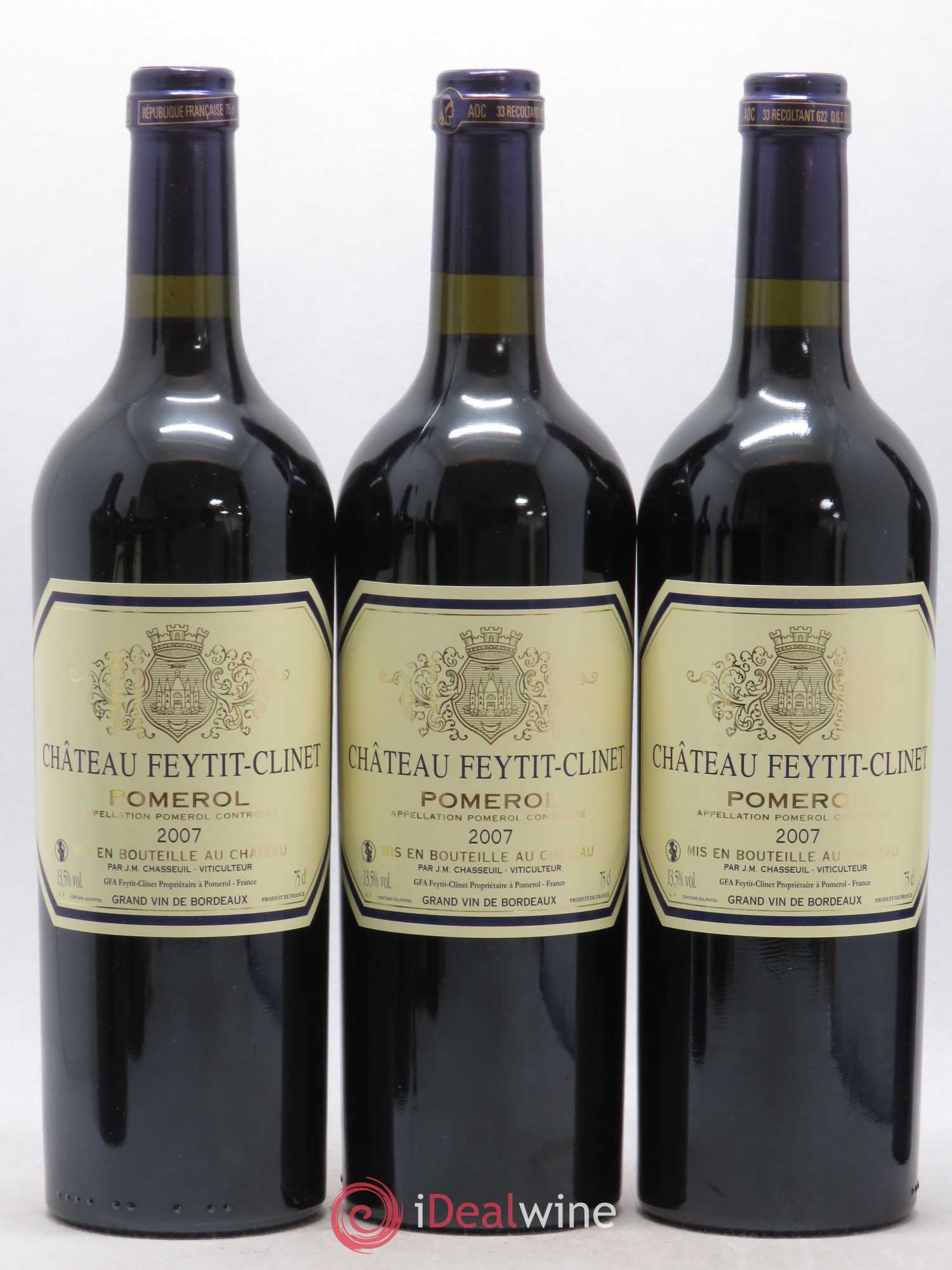 Château Feytit-Clinet 2007 - Lot de 6 bouteilles - 2