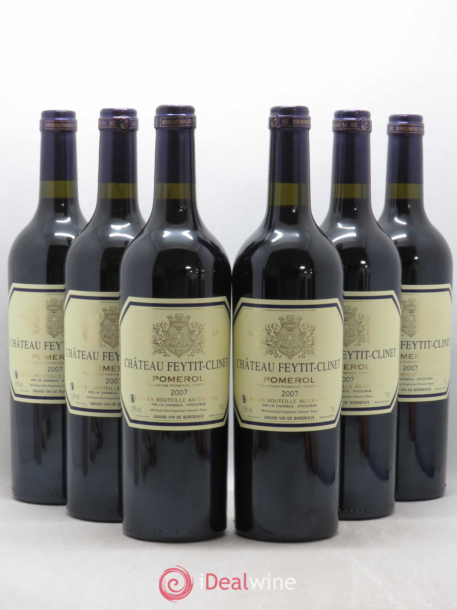 Château Feytit-Clinet 2007 - Lot de 6 bouteilles - 0