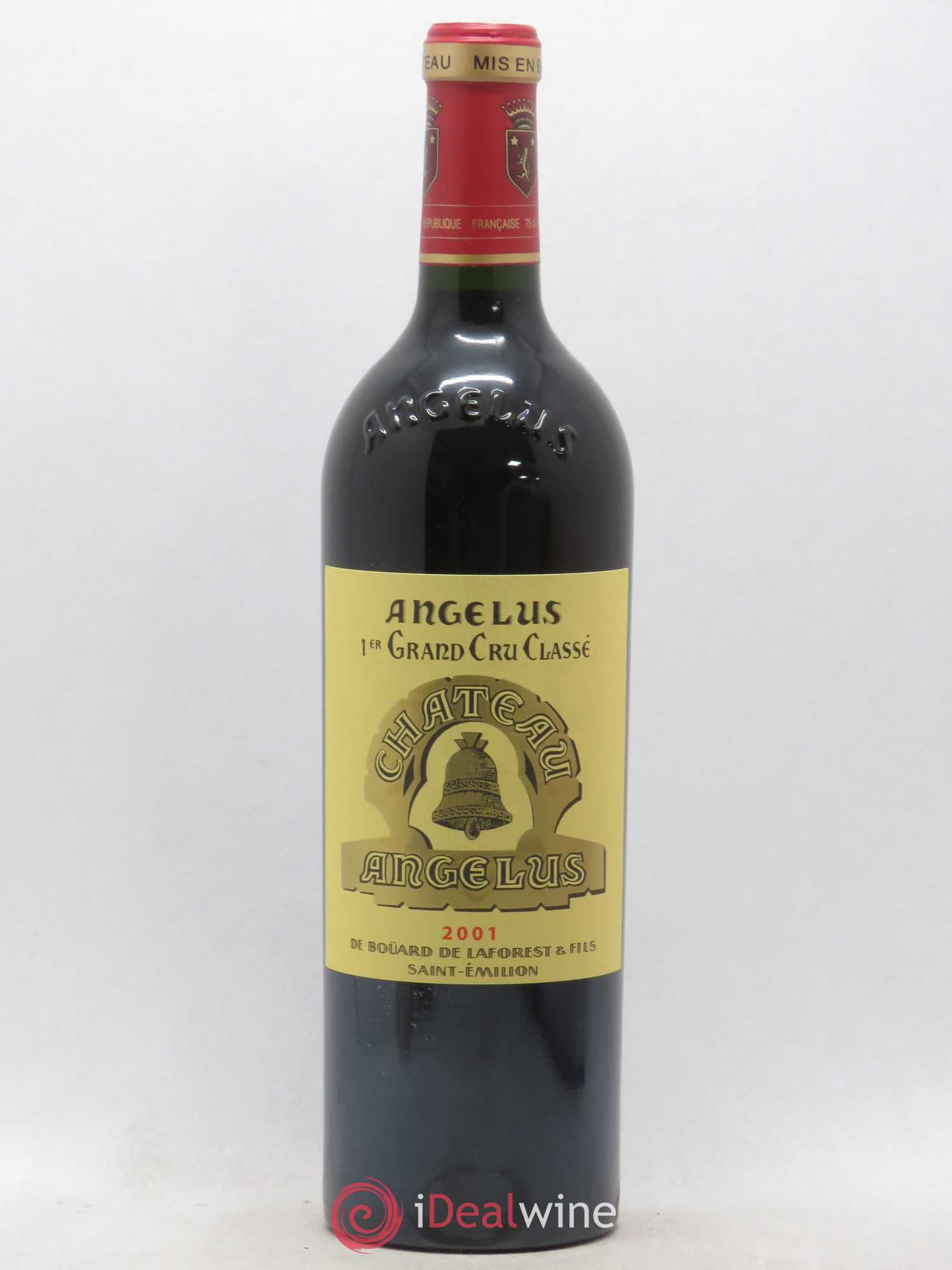Château Angélus 1er Grand Cru Classé A 2001 - Lot de 1 bouteille - 0
