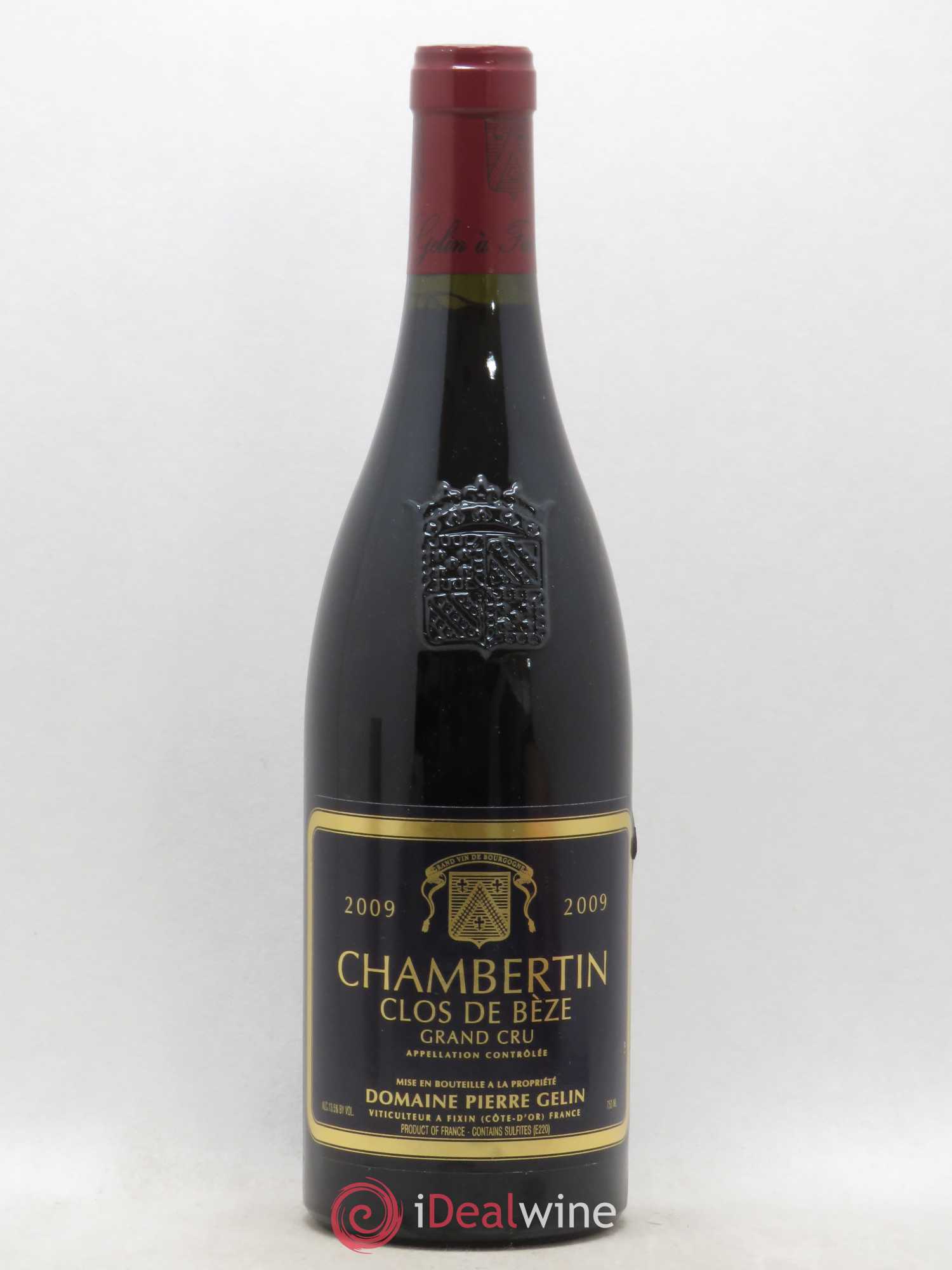 Chambertin Clos de Bèze Grand Cru Pierre Gelin 2009 - Lot de 1 bouteille - 0