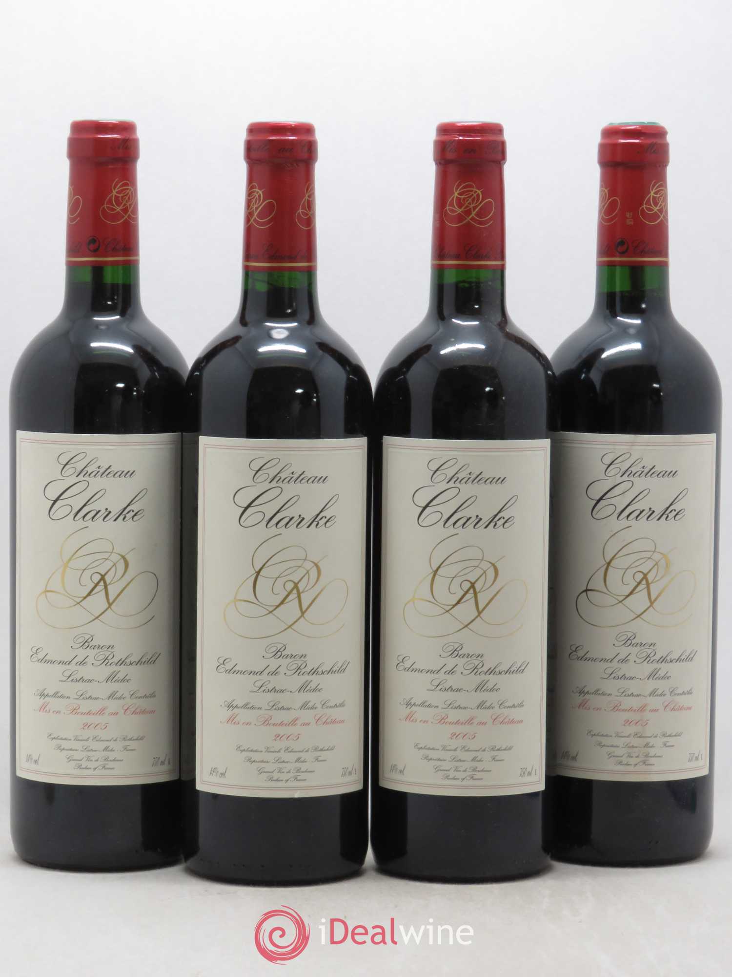 Château Clarke 2005 - Lot de 4 bouteilles - 0