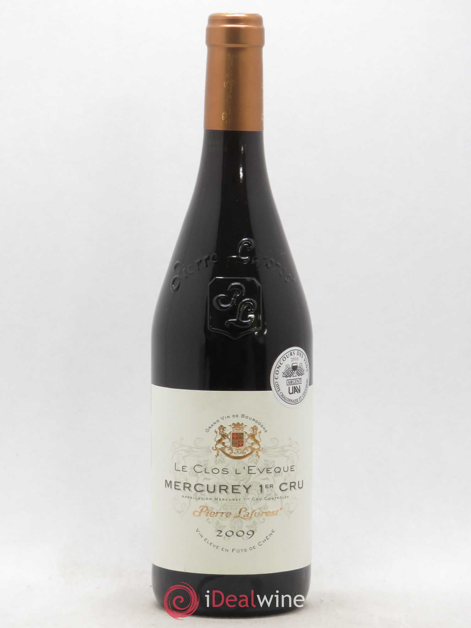Mercurey 1er Cru Clos de L'Eveque Pierre Laforest 2009 - Lot de 1 bouteille - 0