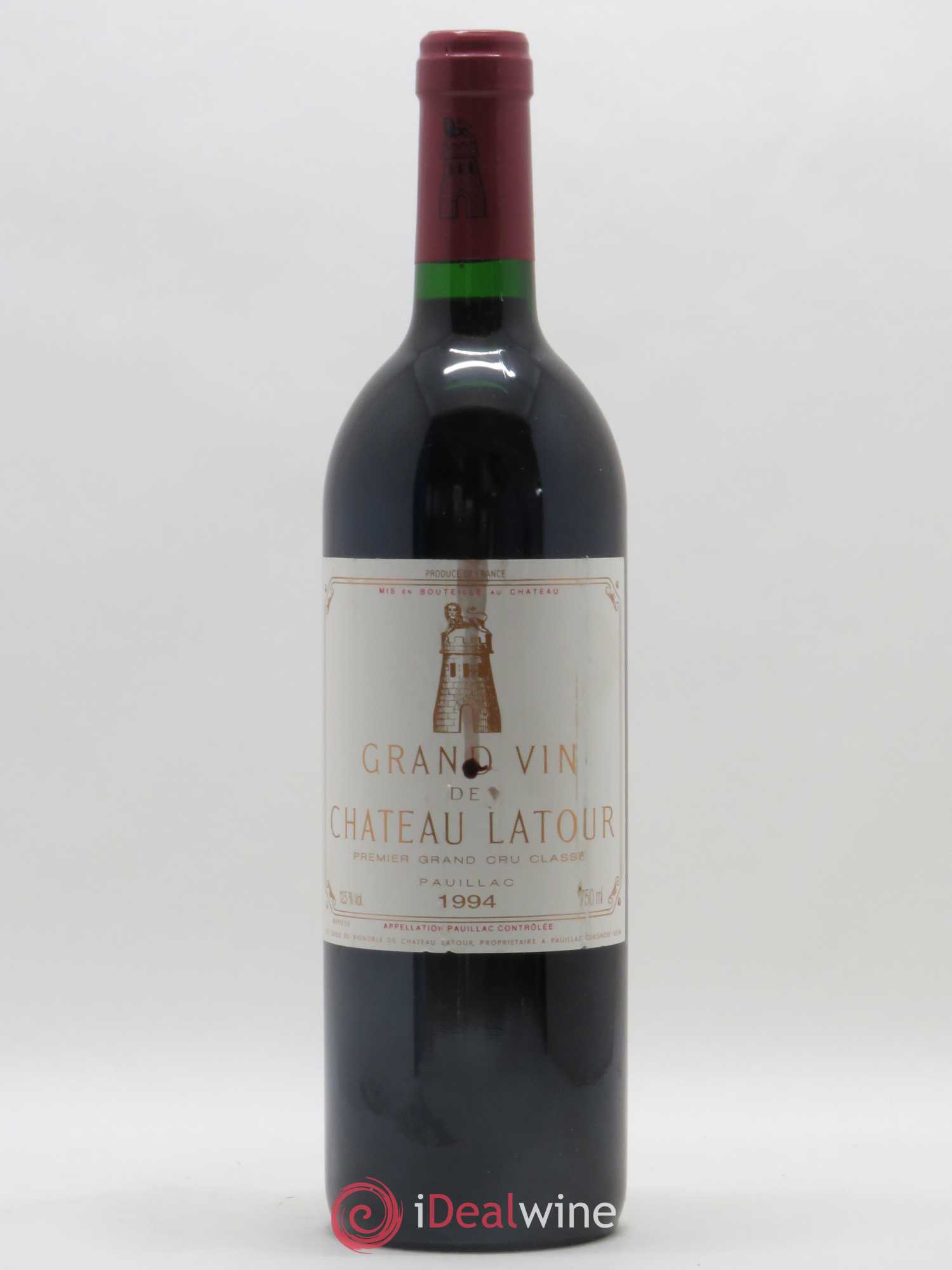 Château Latour 1er Grand Cru Classé 1994 - Lot de 1 bouteille - 0