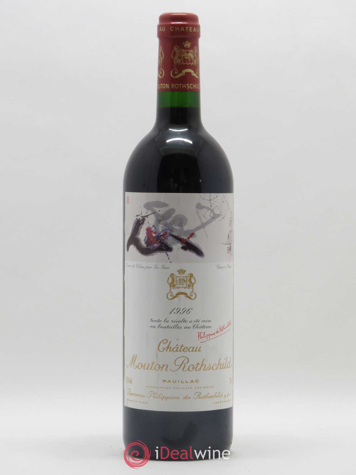 Château Mouton Rothschild 1er Grand Cru Classé 1996 - Lot de 1 bouteille - 0