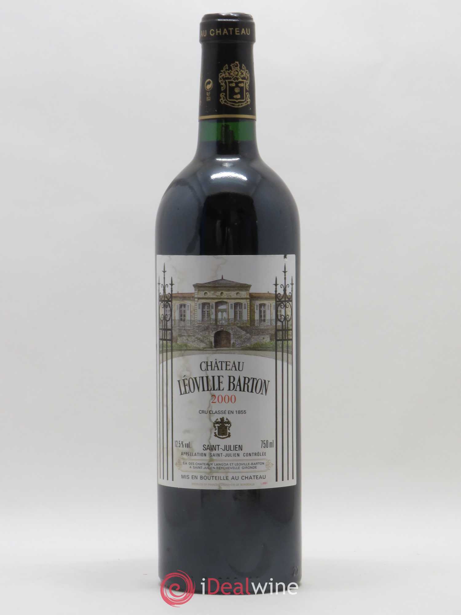 Château Léoville Barton 2ème Grand Cru Classé 2000 - Lot de 1 bouteille - 0