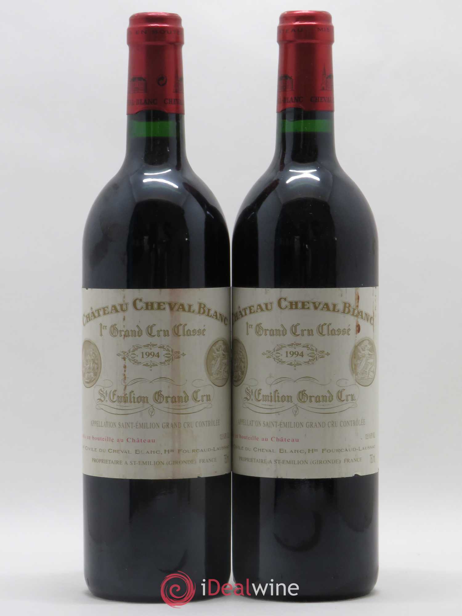 Château Cheval Blanc 1er Grand Cru Classé A 1994 - Lot de 2 bouteilles - 0