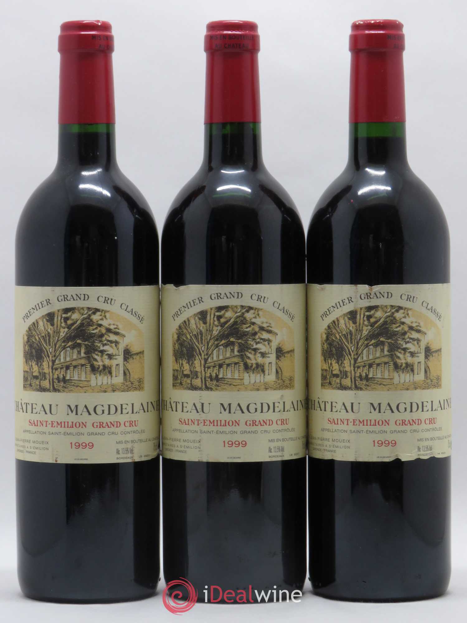 Château Magdelaine 1999 - Lot de 3 bouteilles - 0