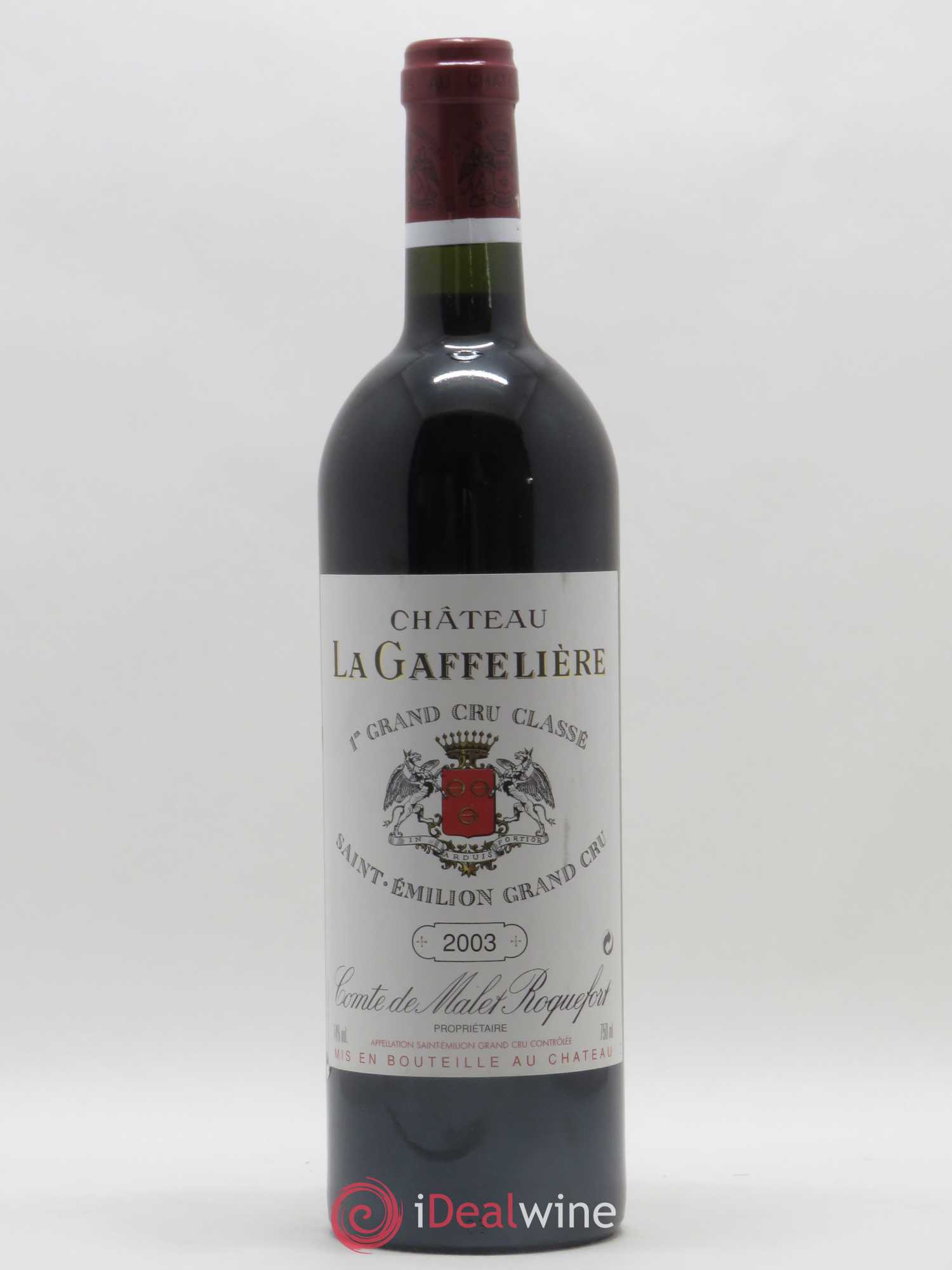 Château la Gaffelière 1er Grand Cru Classé B 2003 - Lot de 1 bouteille - 0