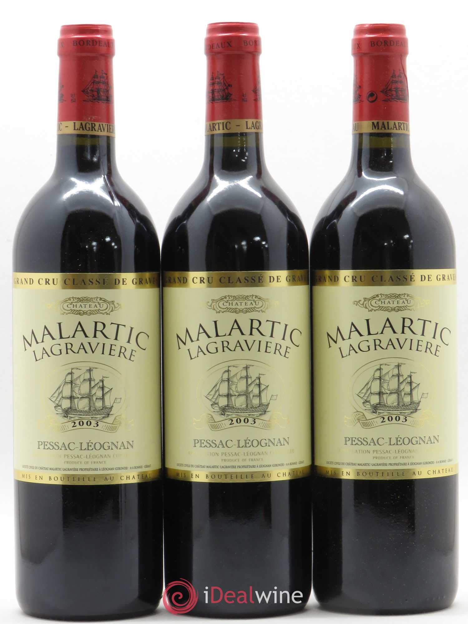 Château Malartic-Lagravière Cru Classé de Graves 2003 - Lot de 12 bouteilles - 4