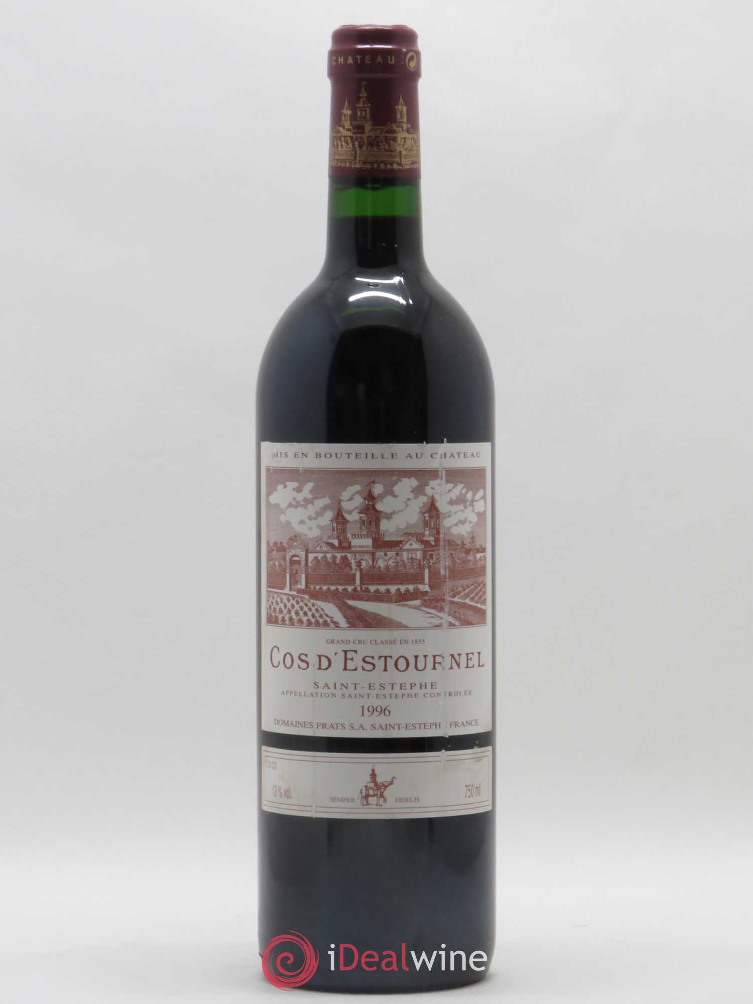 Cos d'Estournel 2ème Grand Cru Classé 1996 - Lot de 1 bouteille - 0