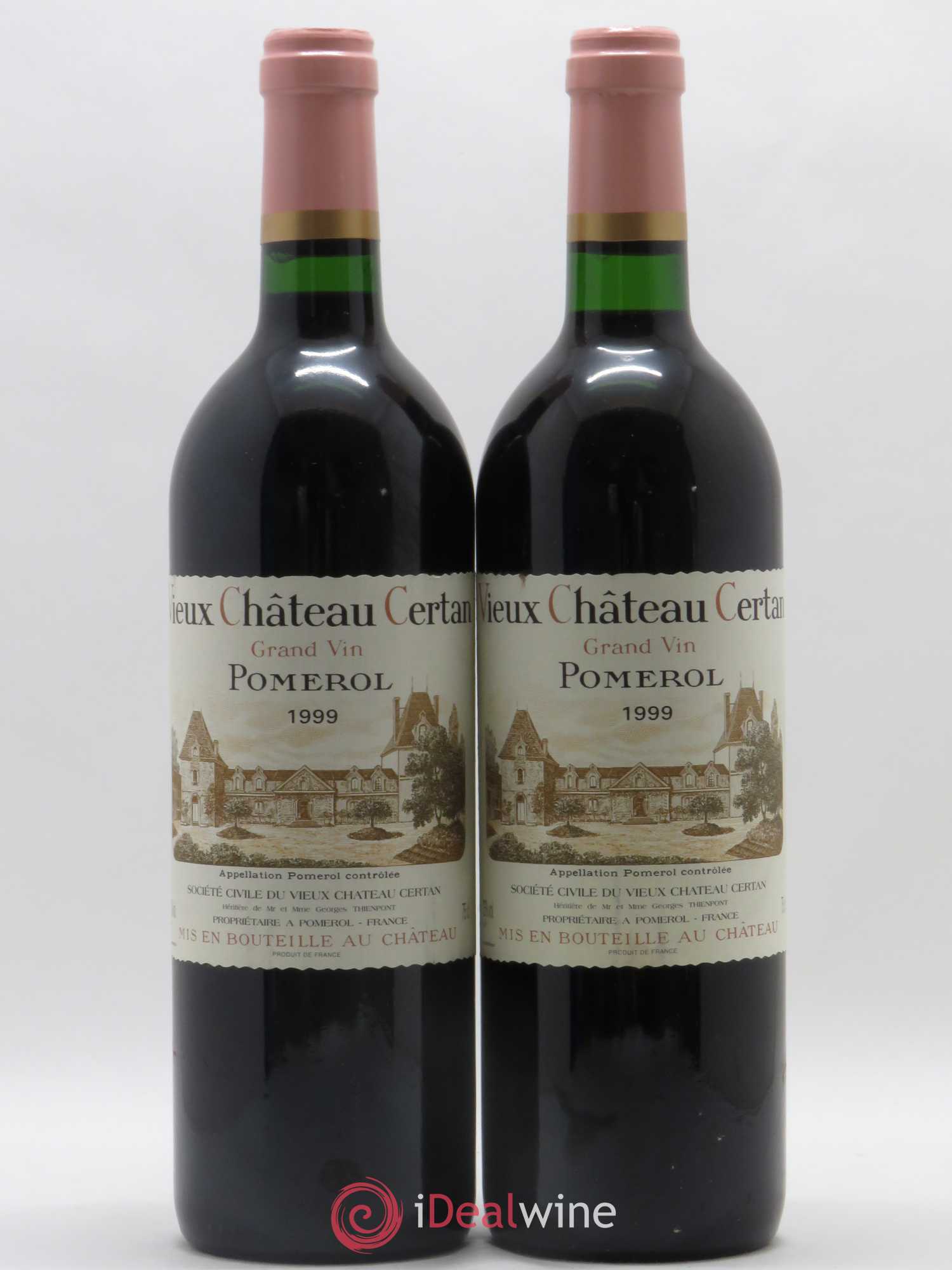 Vieux Château Certan 1999 - Lot de 2 bouteilles - 0
