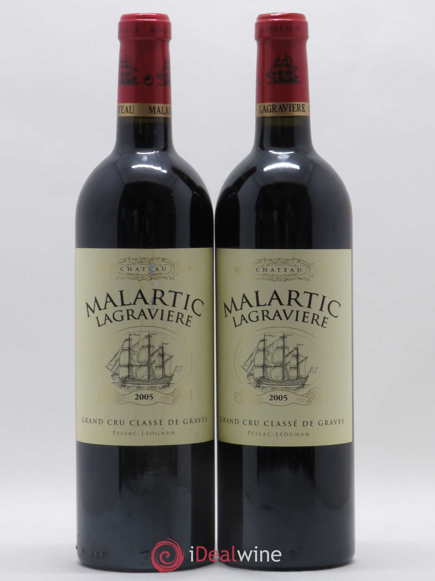 Château Malartic-Lagravière Cru Classé de Graves 2005 - Lot de 2 bouteilles - 0