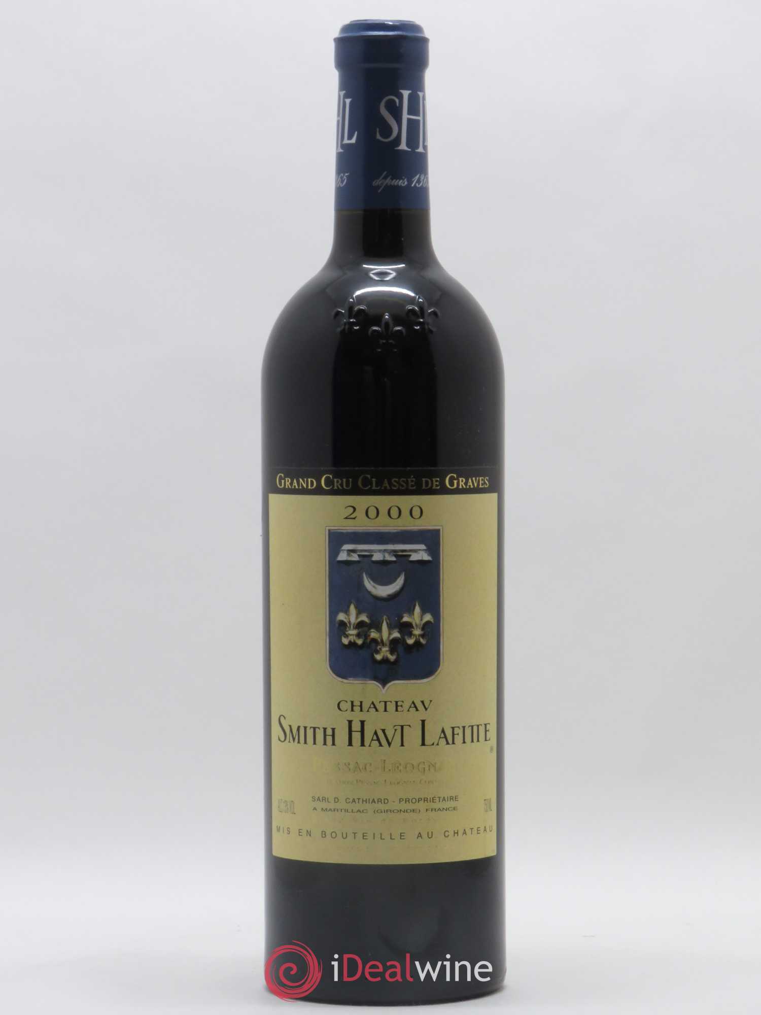 Château Smith Haut Lafitte Cru Classé de Graves 2000 - Lot de 1 bouteille - 0