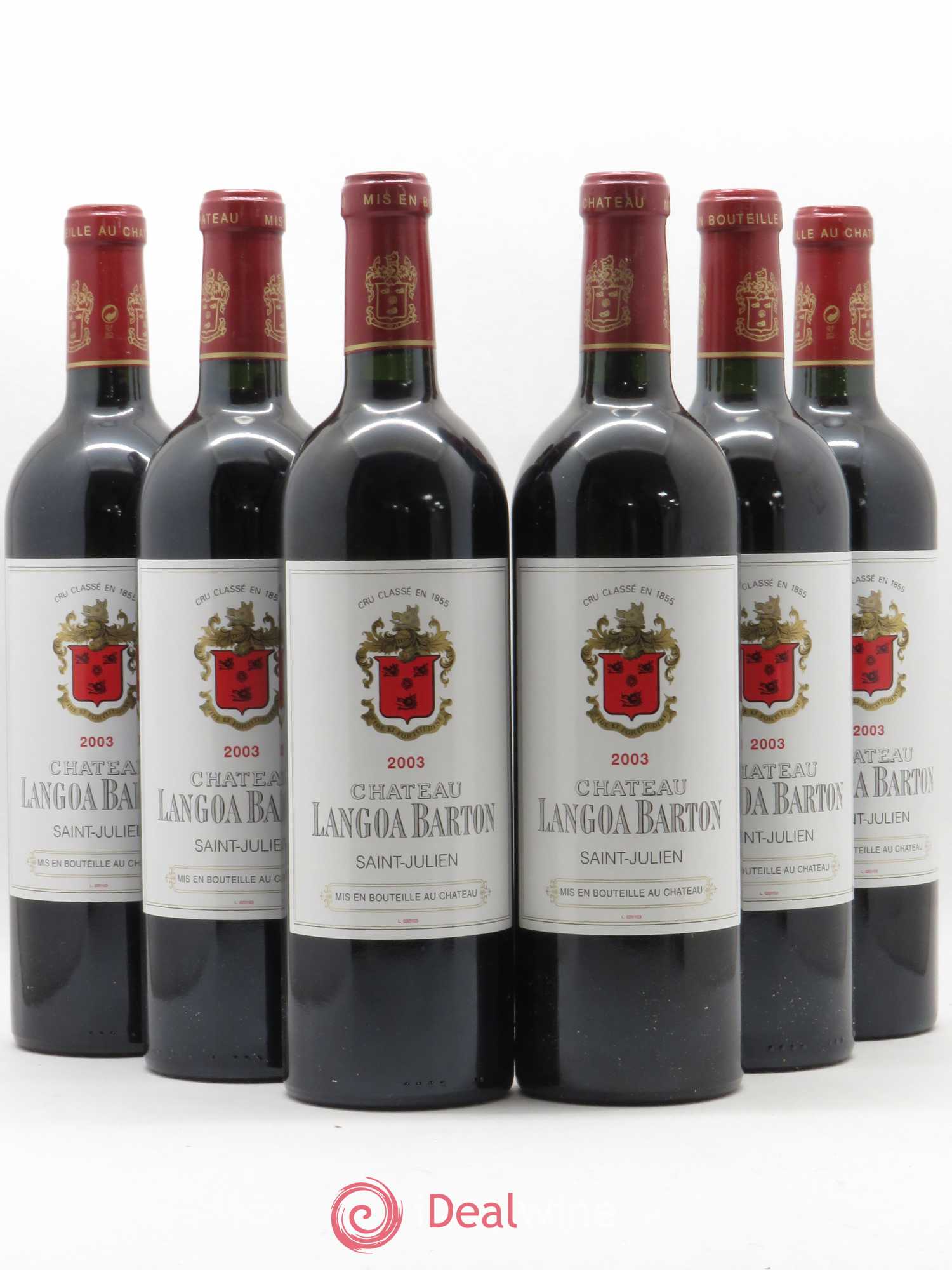 Château Langoa Barton 3ème Grand Cru Classé 2003 - Lot de 6 bouteilles - 0