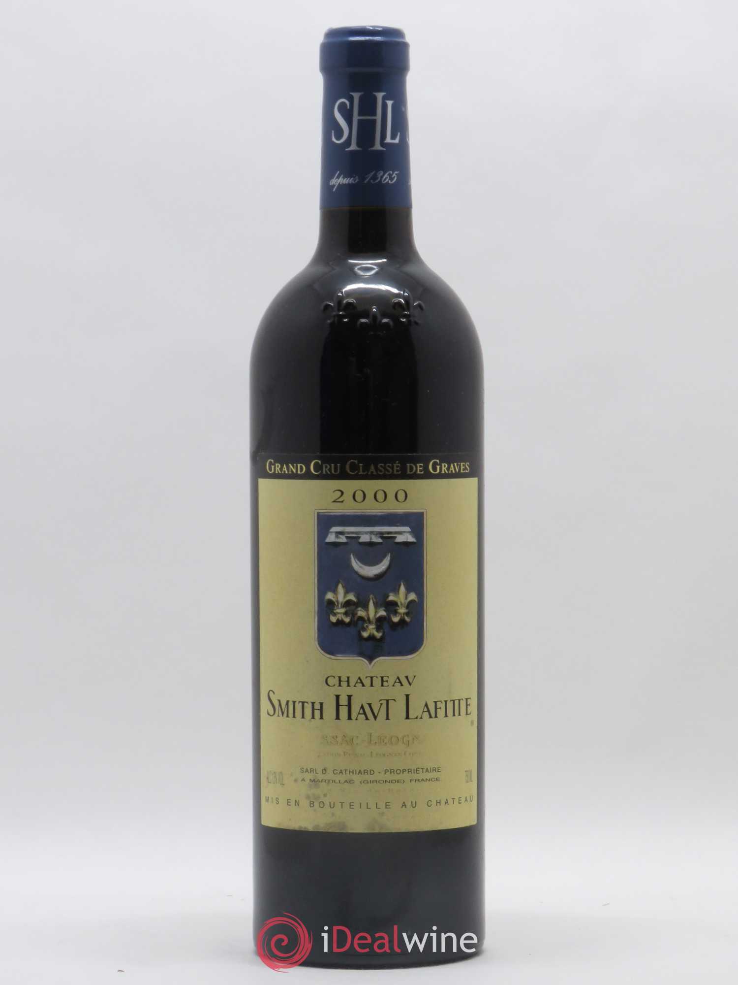 Château Smith Haut Lafitte Cru Classé de Graves 2000 - Lot de 1 bouteille - 0