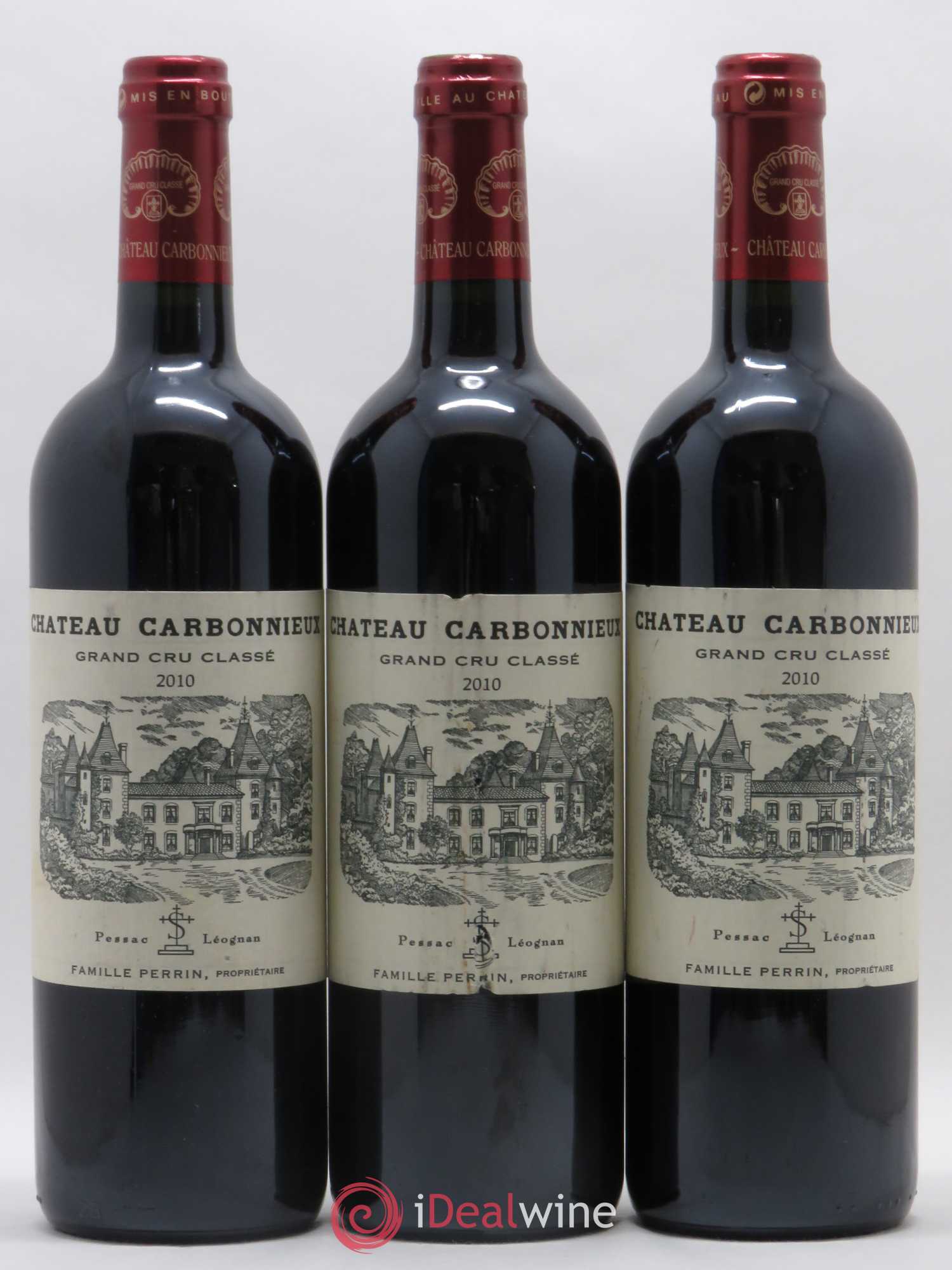 Château Carbonnieux Cru Classé de Graves 2010 - Lot de 3 bouteilles - 0