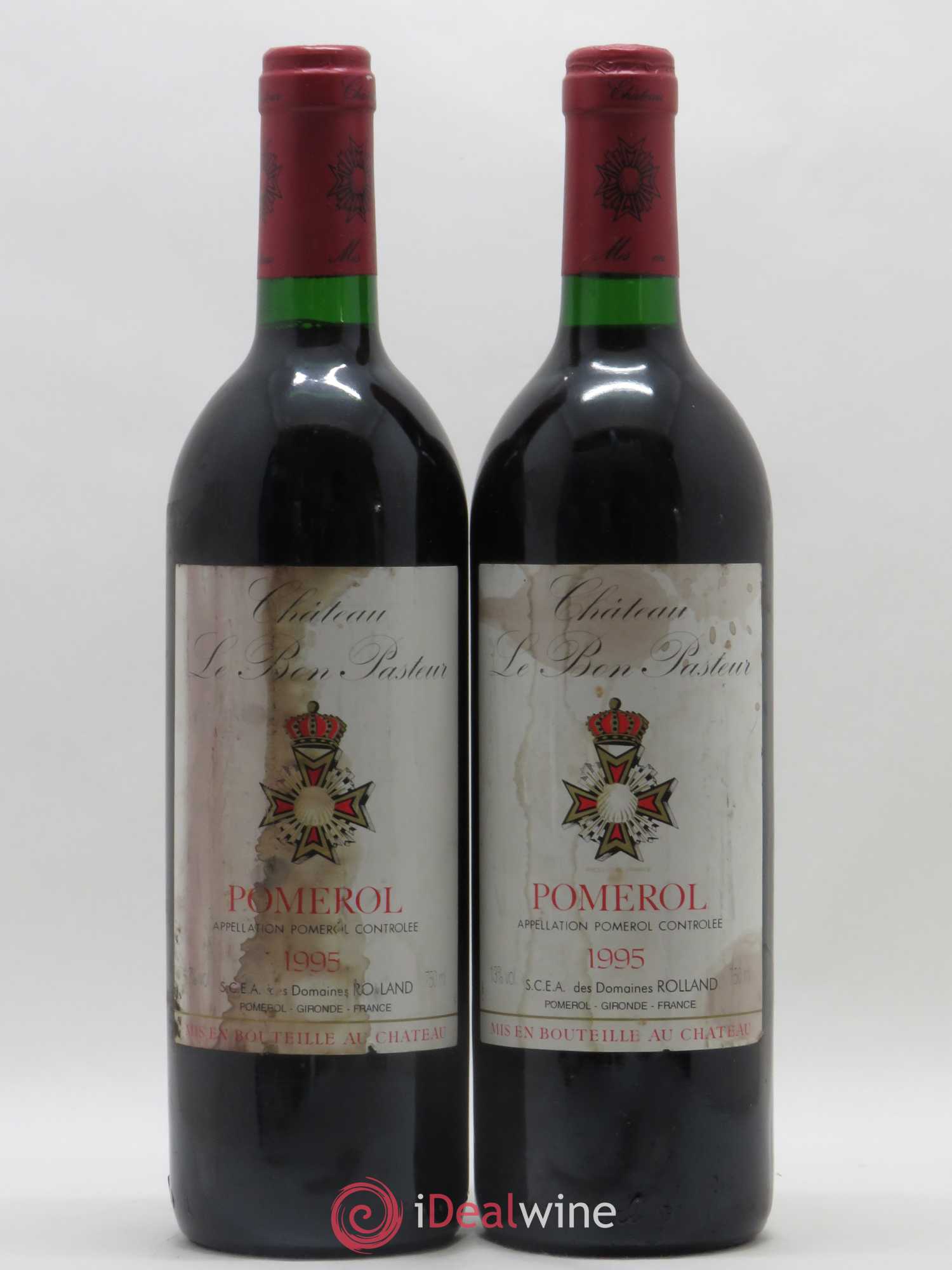 Château le Bon Pasteur 1995 - Lot de 2 bouteilles - 0