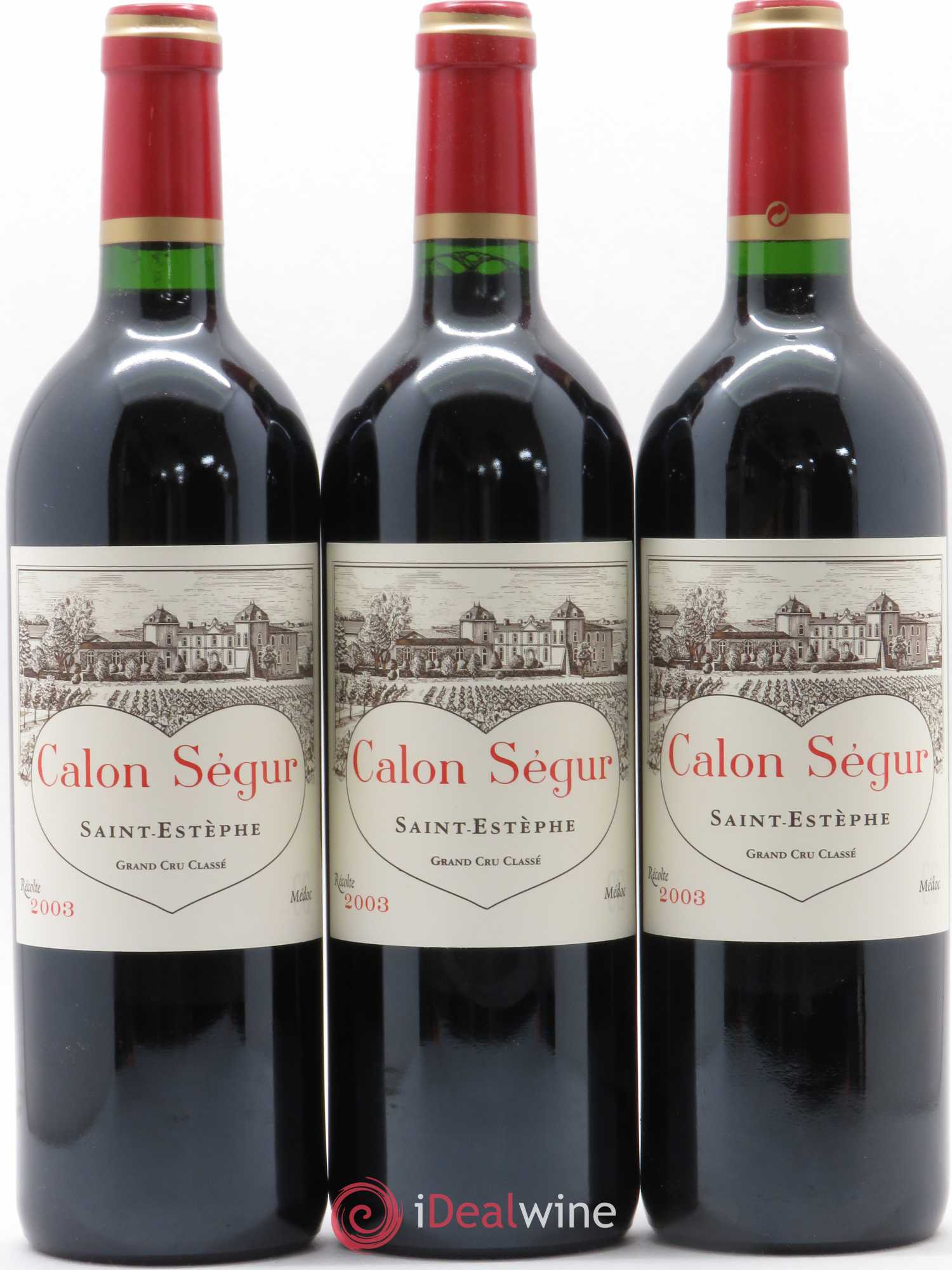 Château Calon Ségur 3ème Grand Cru Classé 2003 - Lot de 6 bouteilles - 1