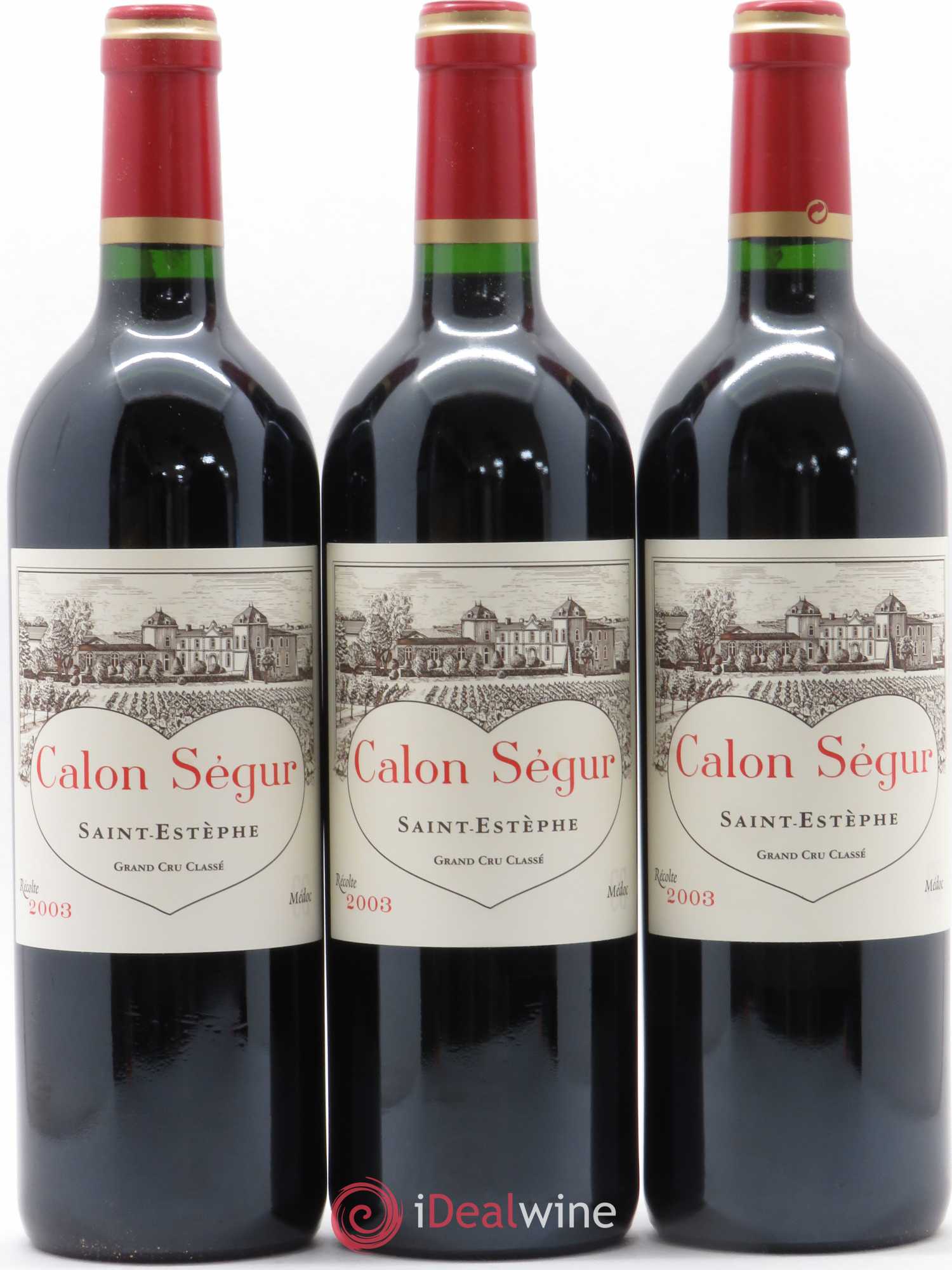 Château Calon Ségur 3ème Grand Cru Classé 2003 - Lot de 6 bouteilles - 2