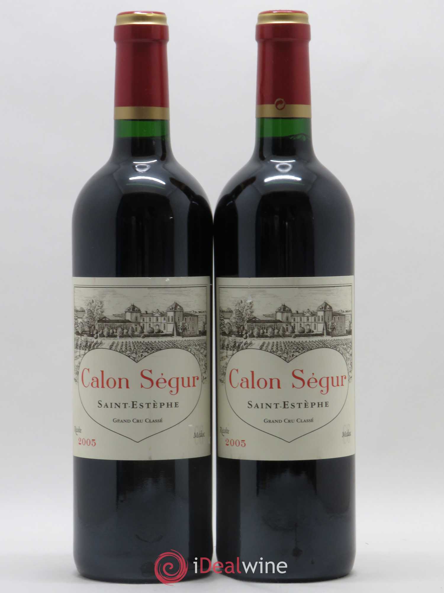 Château Calon Ségur 3ème Grand Cru Classé 2005 - Lot de 2 bouteilles - 0