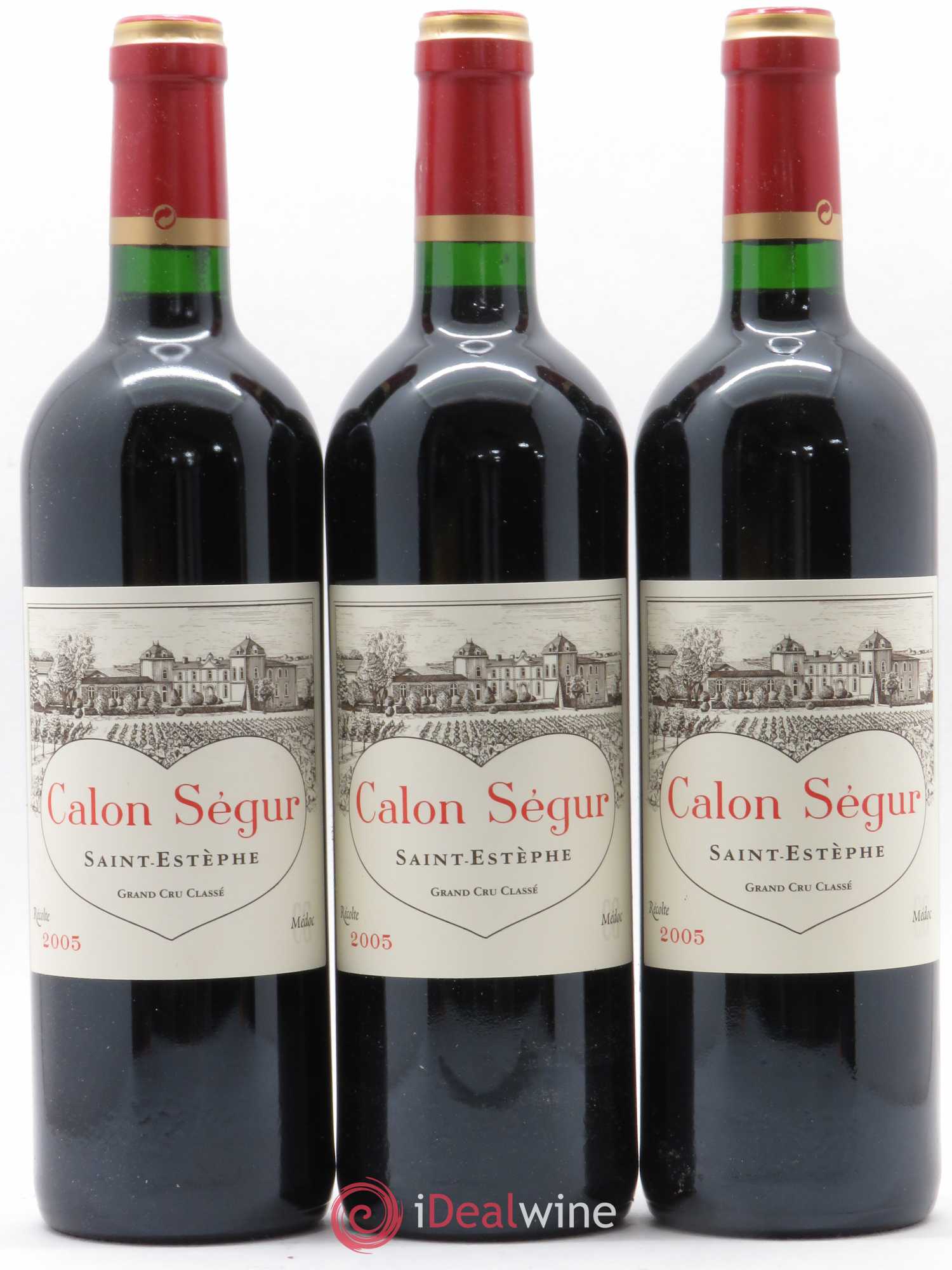 Château Calon Ségur 3ème Grand Cru Classé 2005 - Lot de 6 bouteilles - 1