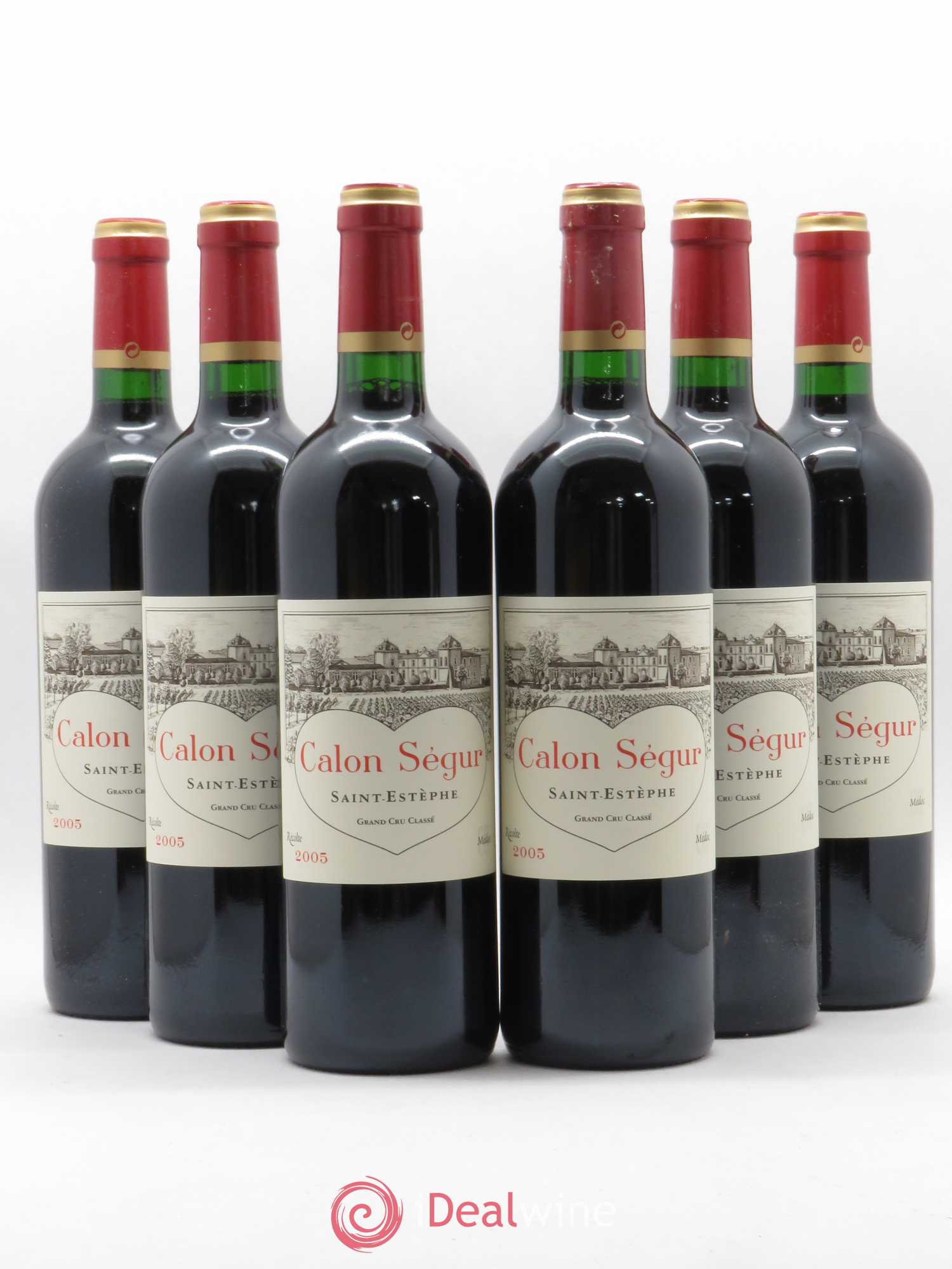 Château Calon Ségur 3ème Grand Cru Classé 2005 - Lot de 6 bouteilles - 0