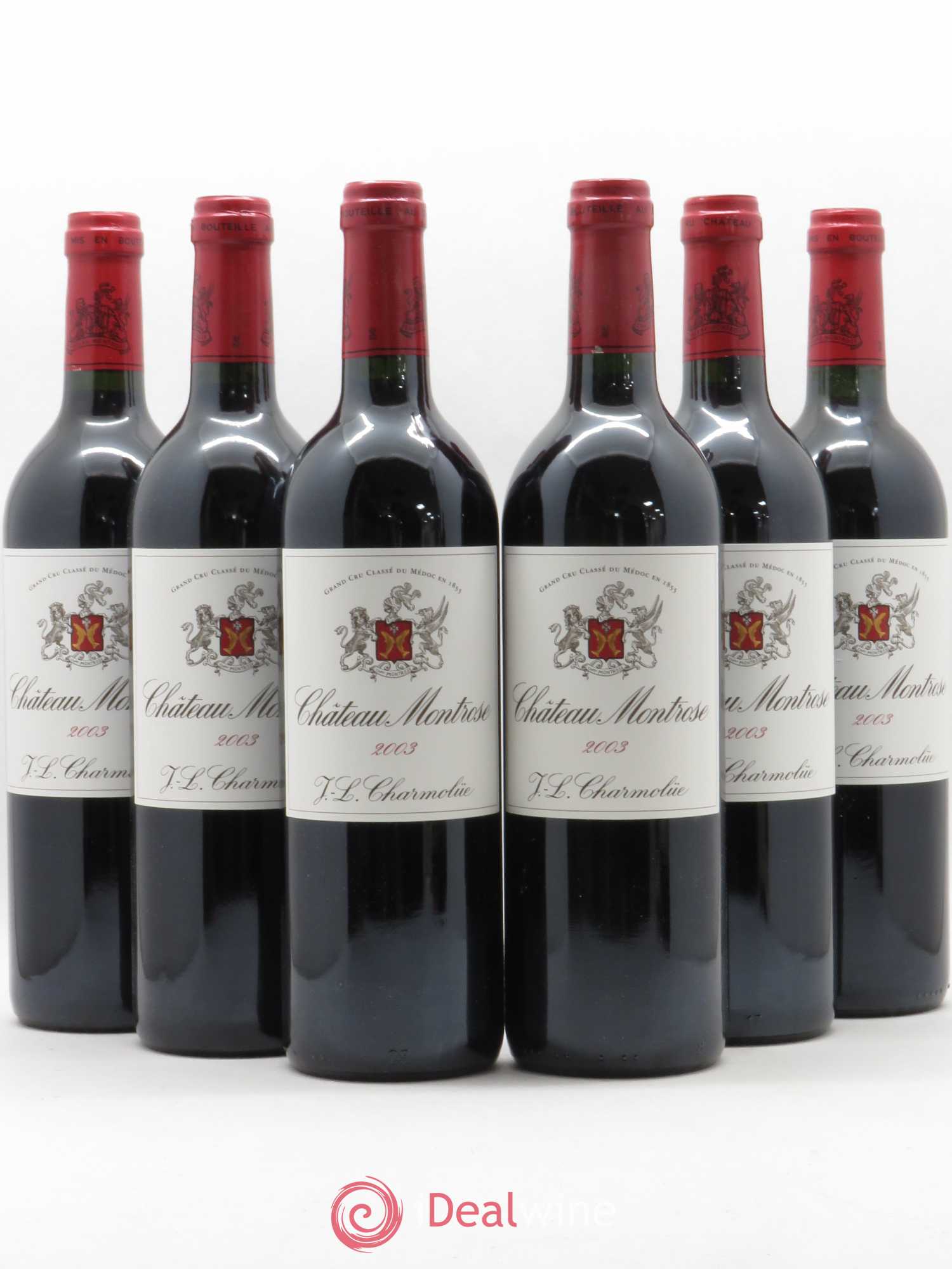 Château Montrose 2ème Grand Cru Classé 2003 - Lot de 6 bouteilles - 0