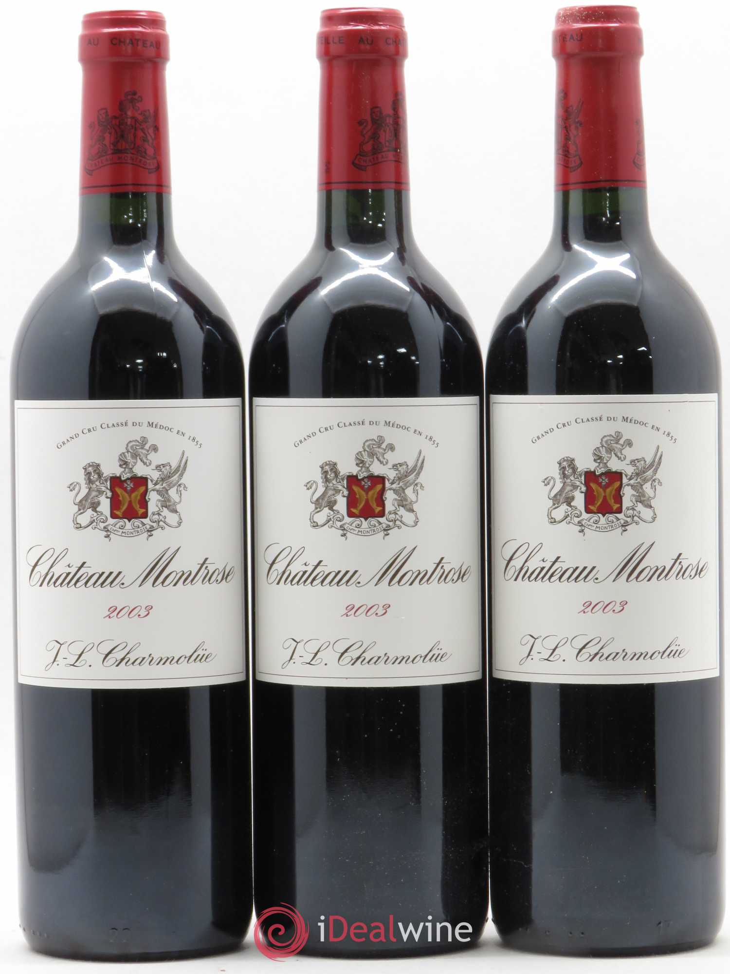 Château Montrose 2ème Grand Cru Classé 2003 - Lot de 6 bouteilles - 1