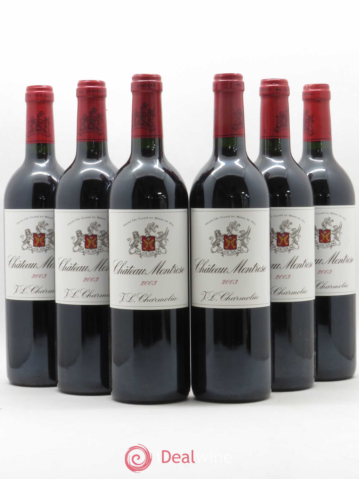 Château Montrose 2ème Grand Cru Classé 2003 - Lot de 6 bouteilles - 0