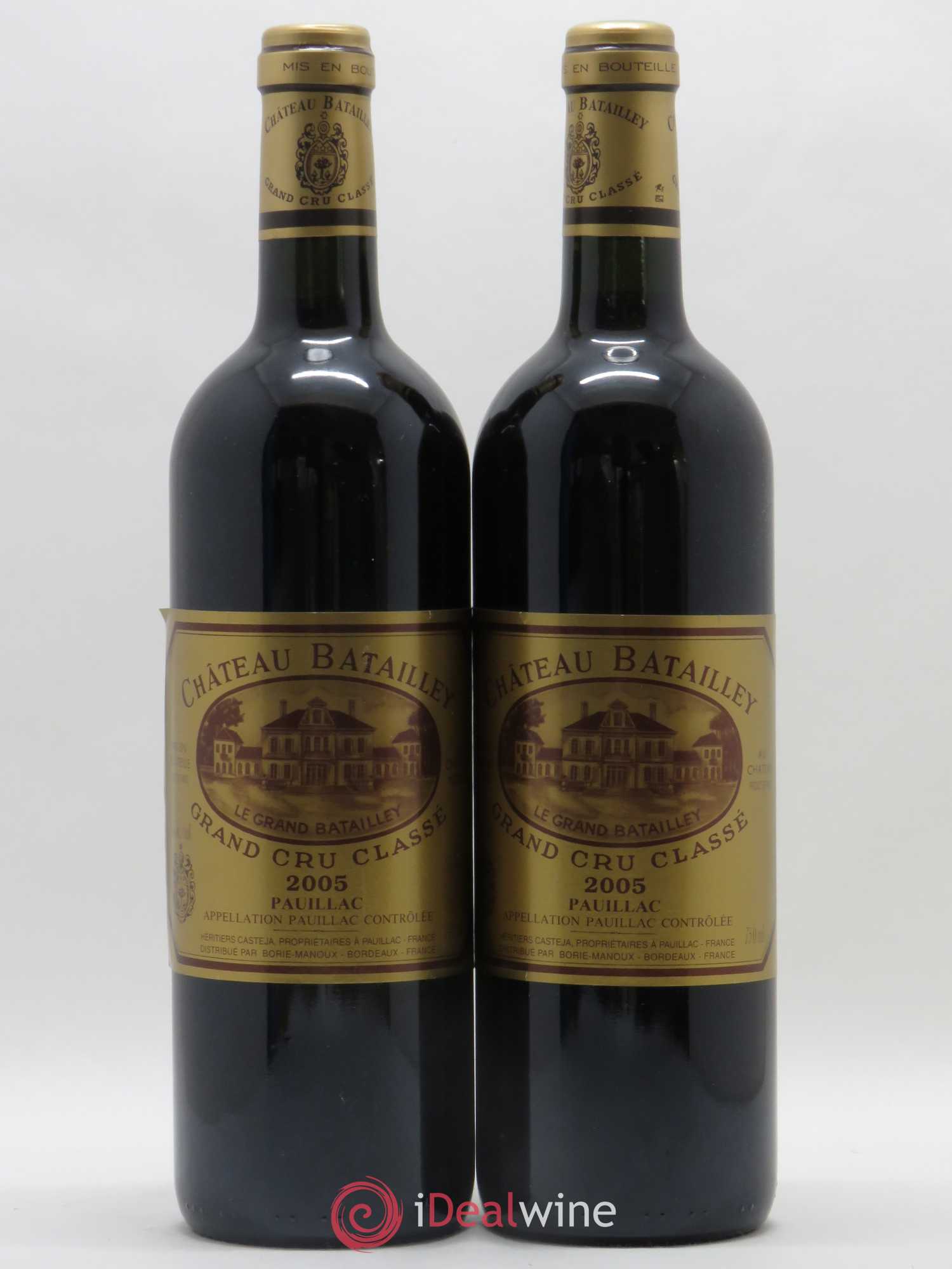 Château Batailley 5ème Grand Cru Classé 2005 - Lot de 2 bouteilles - 0