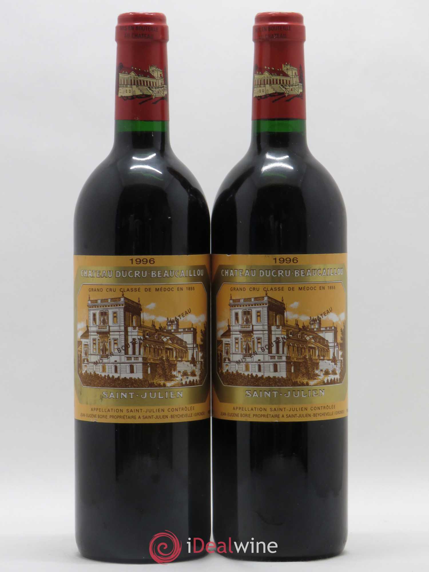 Château Ducru Beaucaillou 2ème Grand Cru Classé 1996 - Lot de 2 bouteilles - 0