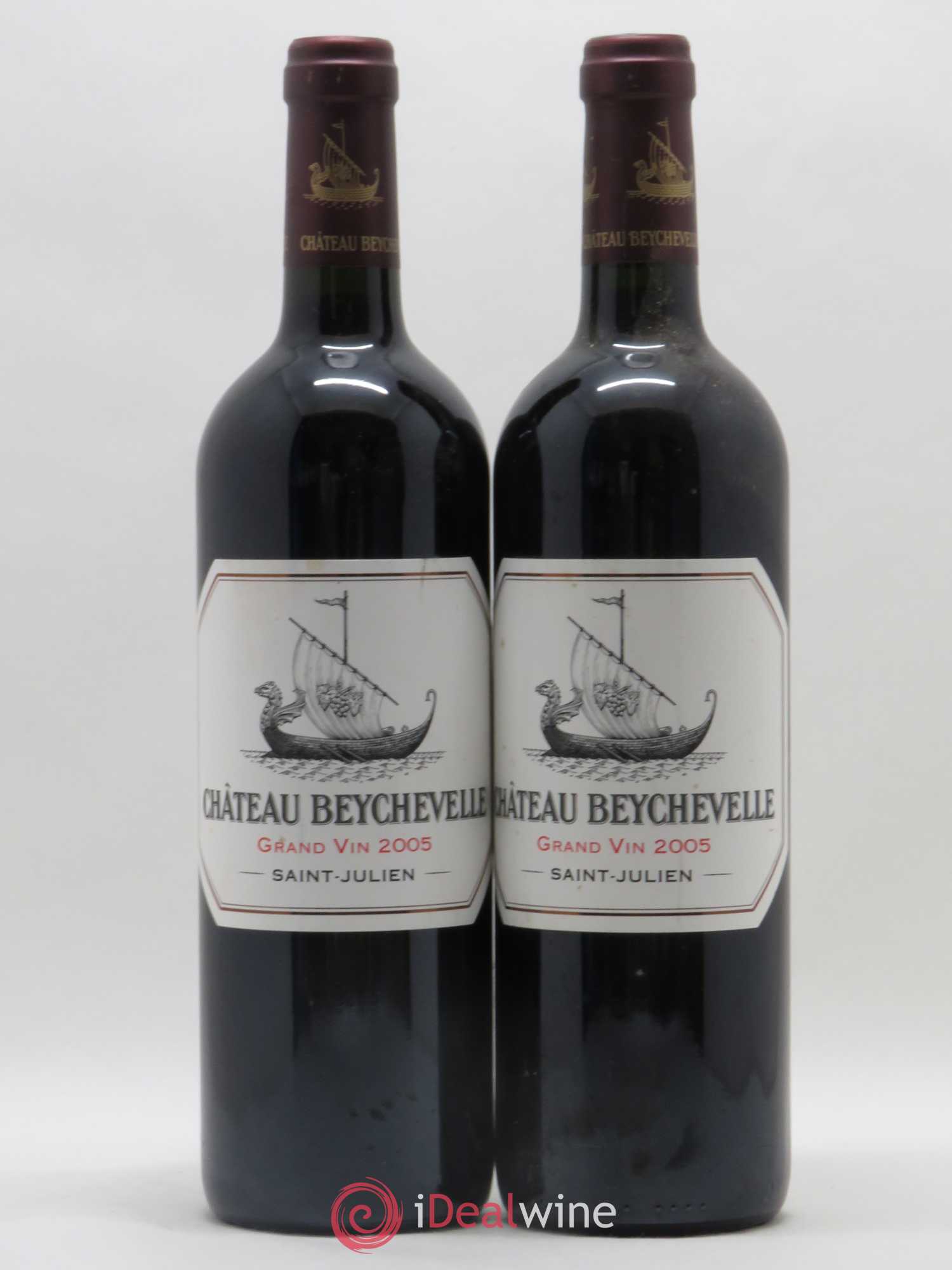 Château Beychevelle 4ème Grand Cru Classé 2005 - Lot de 2 bouteilles - 0