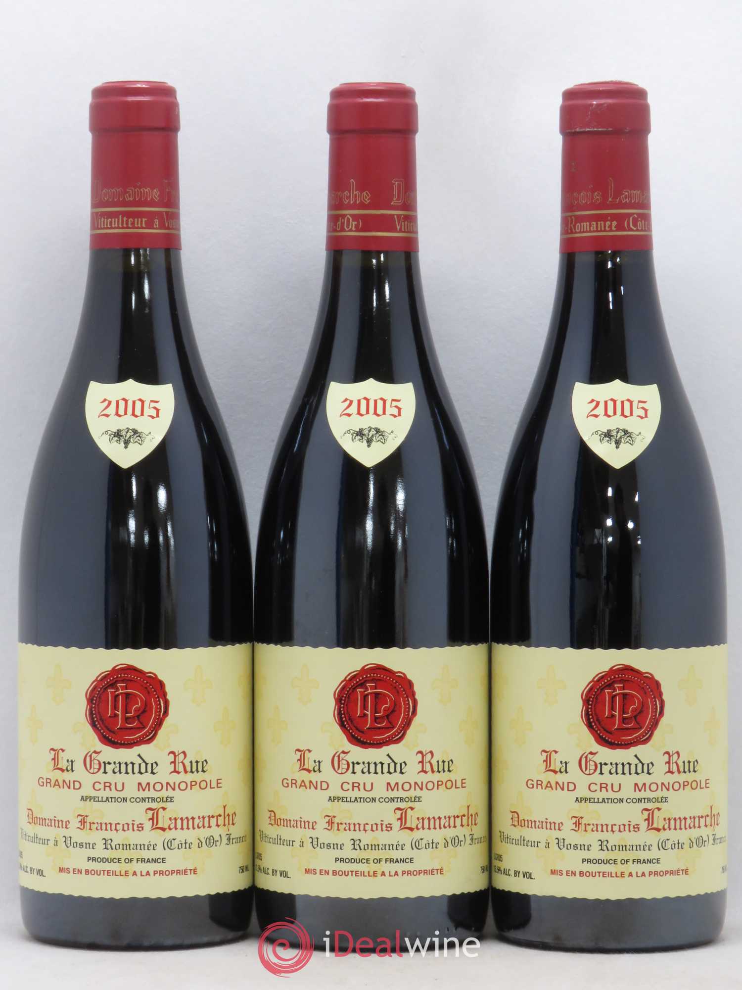 La Grande Rue Grand Cru Lamarche (Domaine) 2005 - Lot de 3 bouteilles - 0