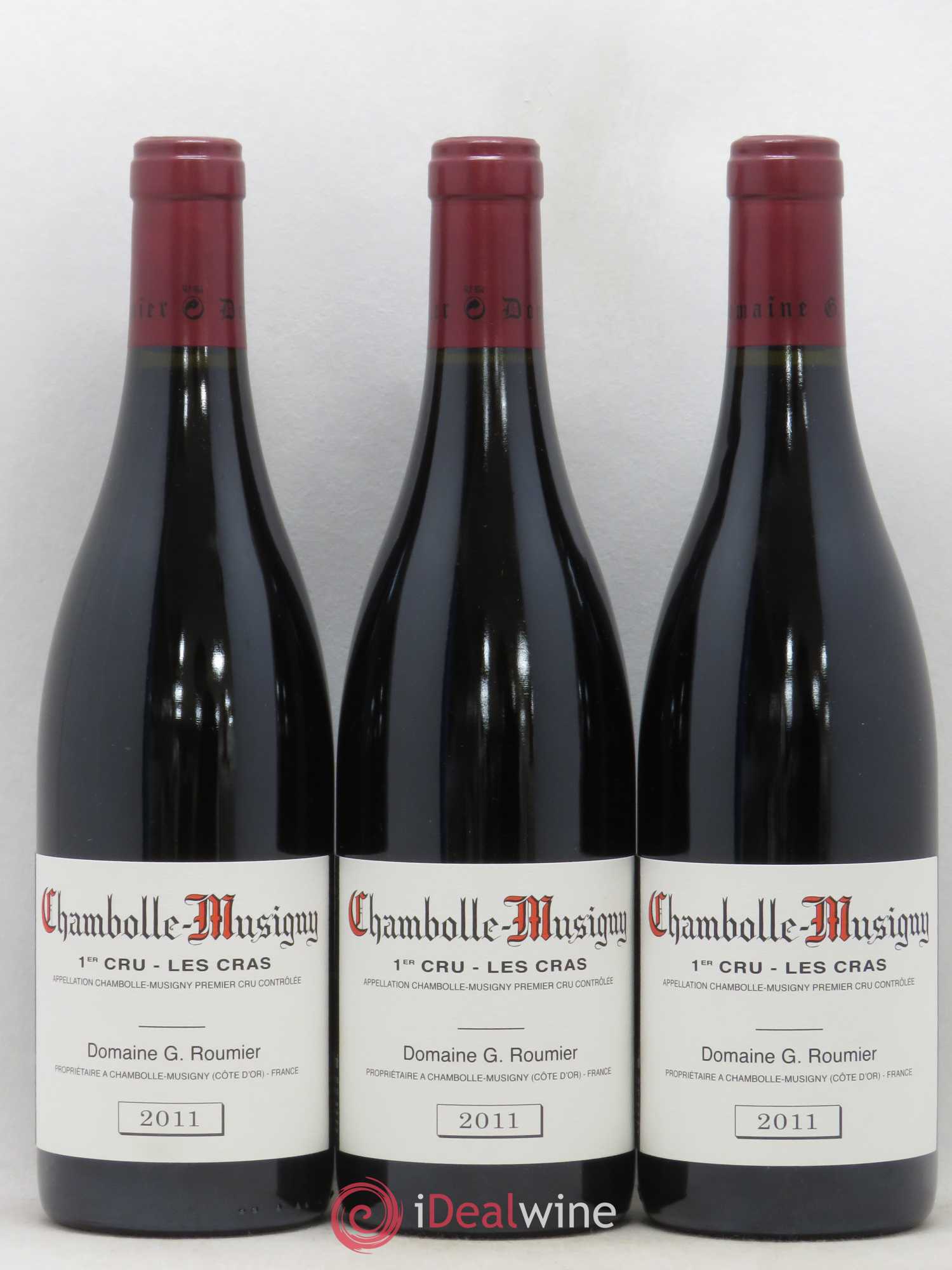Chambolle-Musigny 1er Cru Les Cras Georges Roumier (Domaine) 2011 - Lot de 3 bouteilles - 0