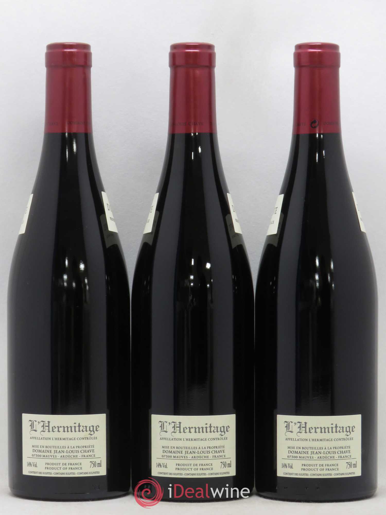 Hermitage Jean-Louis Chave 2012 - Lot de 3 bouteilles - 1