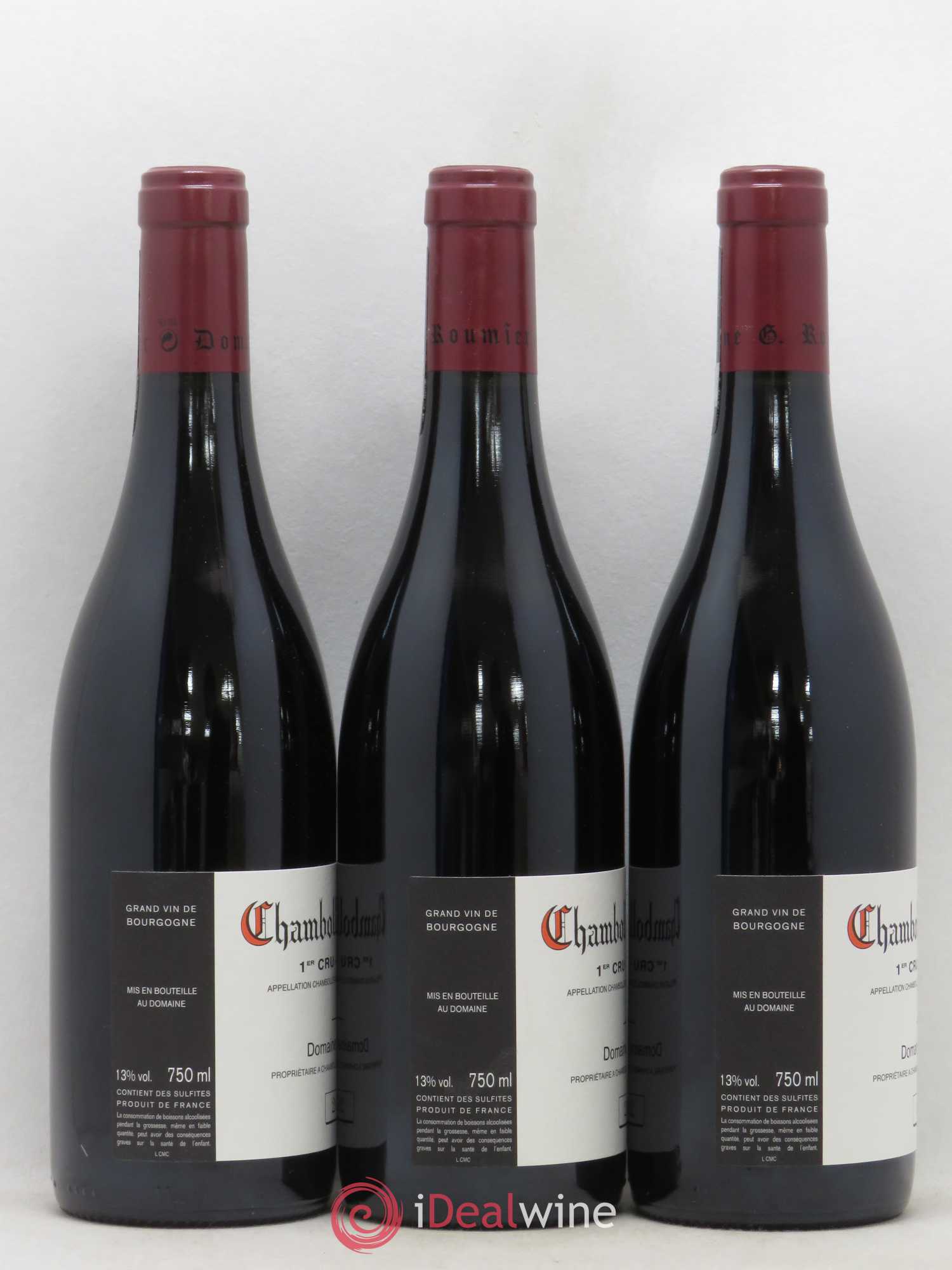 Chambolle-Musigny 1er Cru Les Cras Georges Roumier (Domaine) 2013 - Lot de 3 bouteilles - 1
