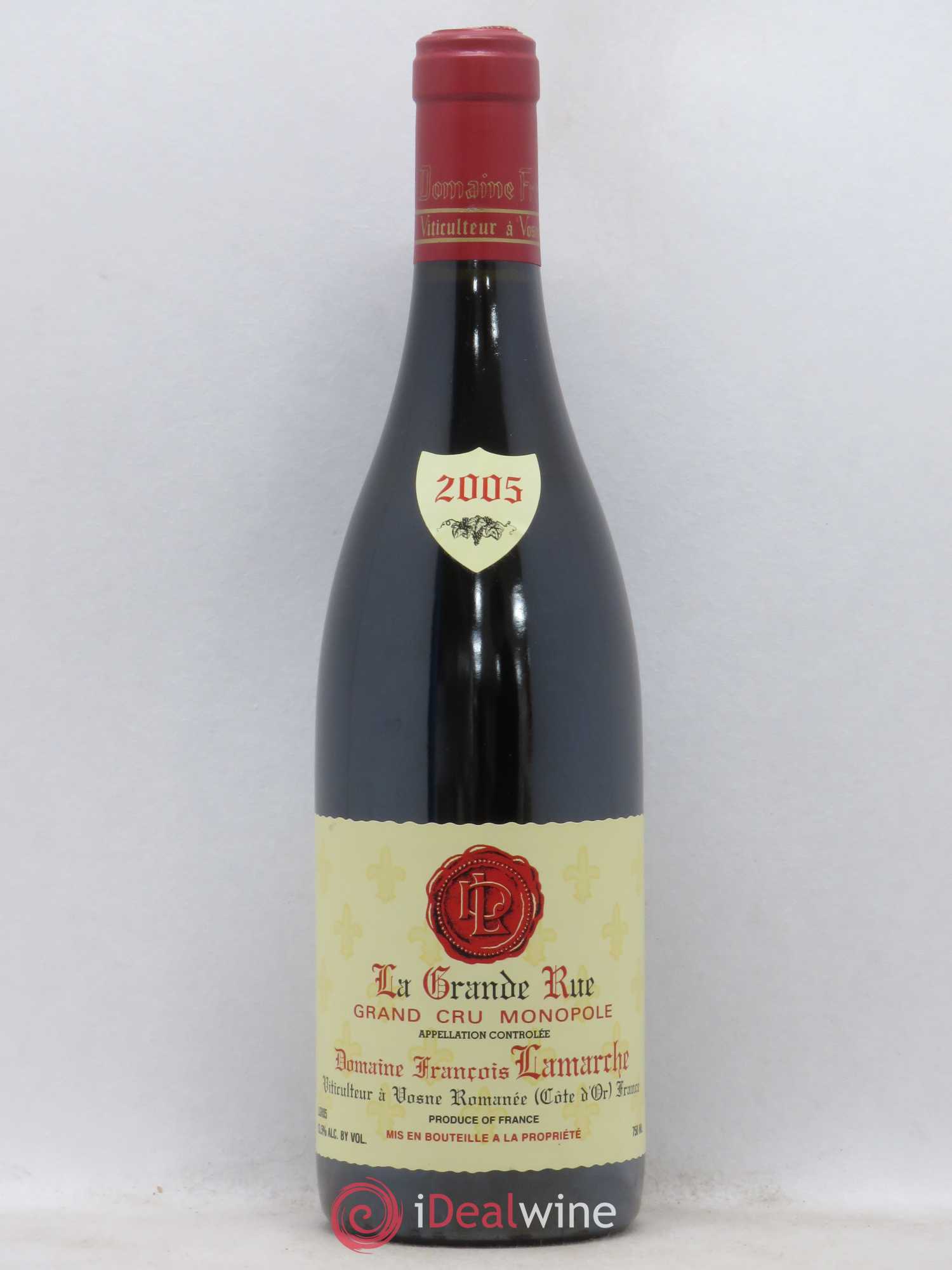 La Grande Rue Grand Cru Lamarche (Domaine) 2005 - Lot de 1 bouteille - 0