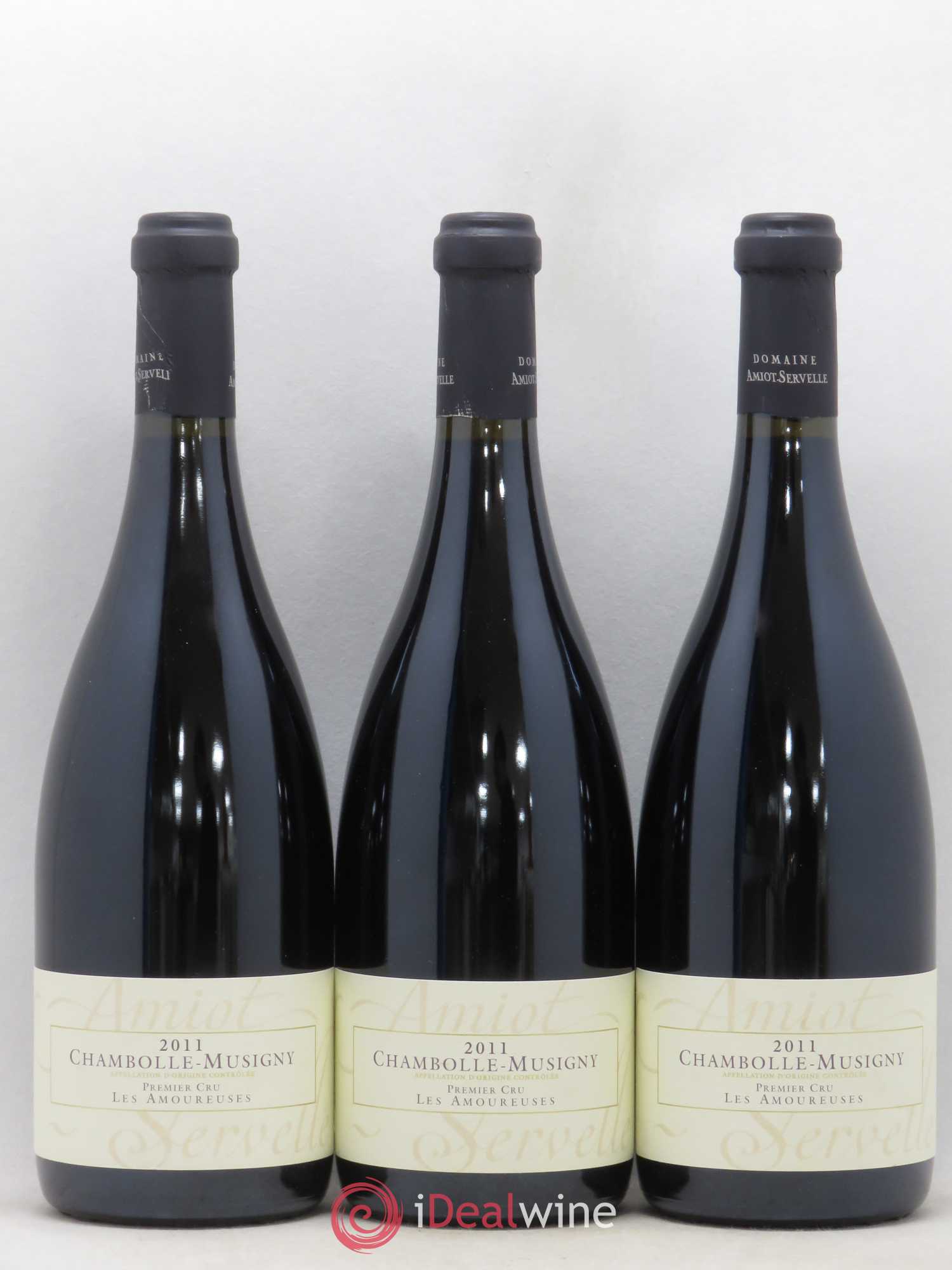 Chambolle-Musigny 1er Cru Les Amoureuses Amiot-Servelle 2011 - Lot de 3 bouteilles - 0